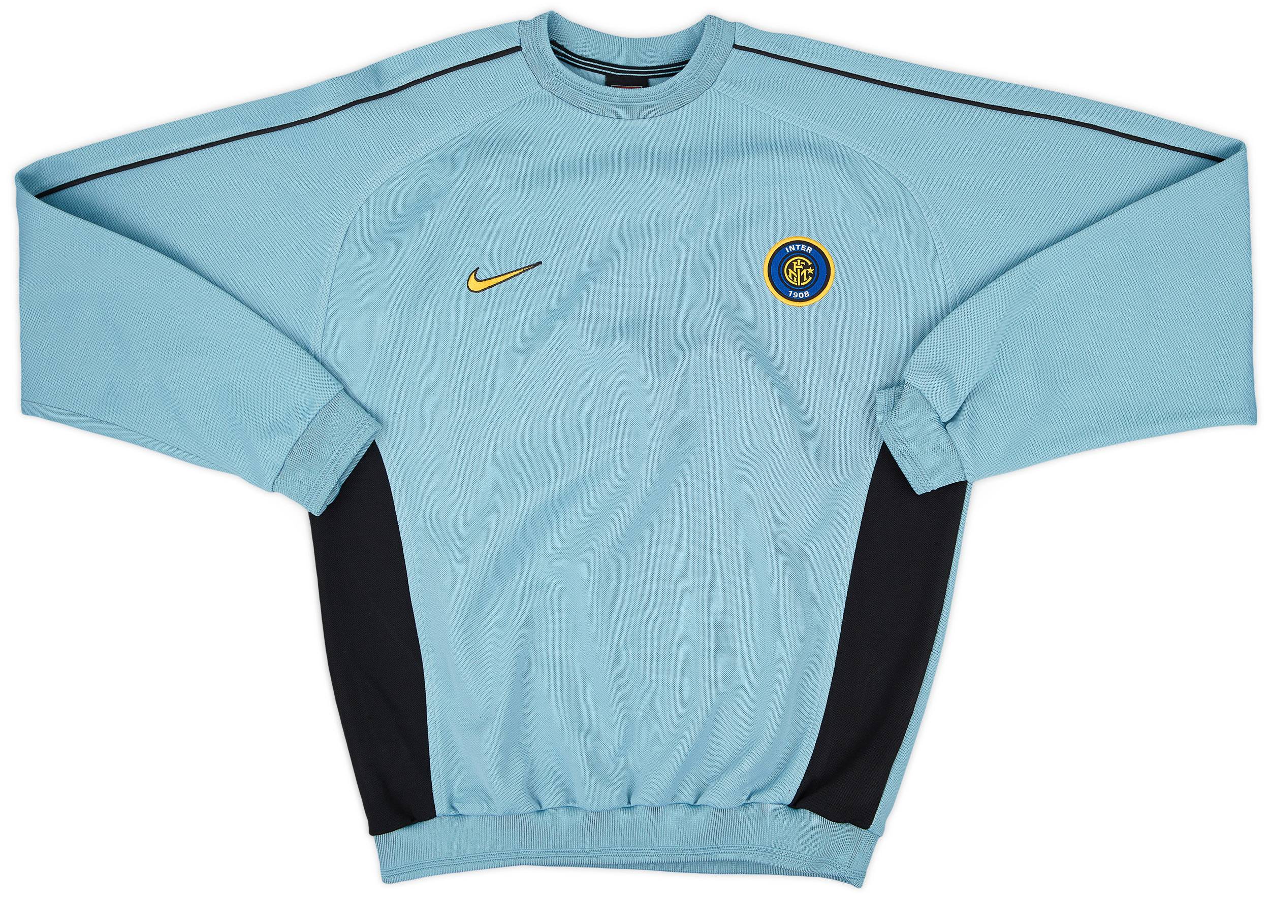 1999-00 Inter Milan Nike Sweat Top - 7/10 - (S)