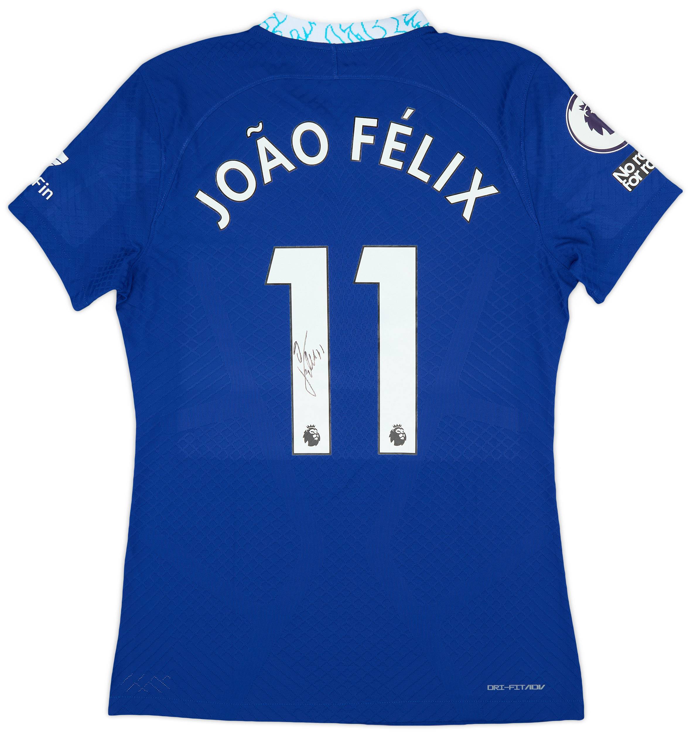 最安プラン Issue Match Chelsea 2022-23 Signed #11 Felix Joao Shirt Home ウェア