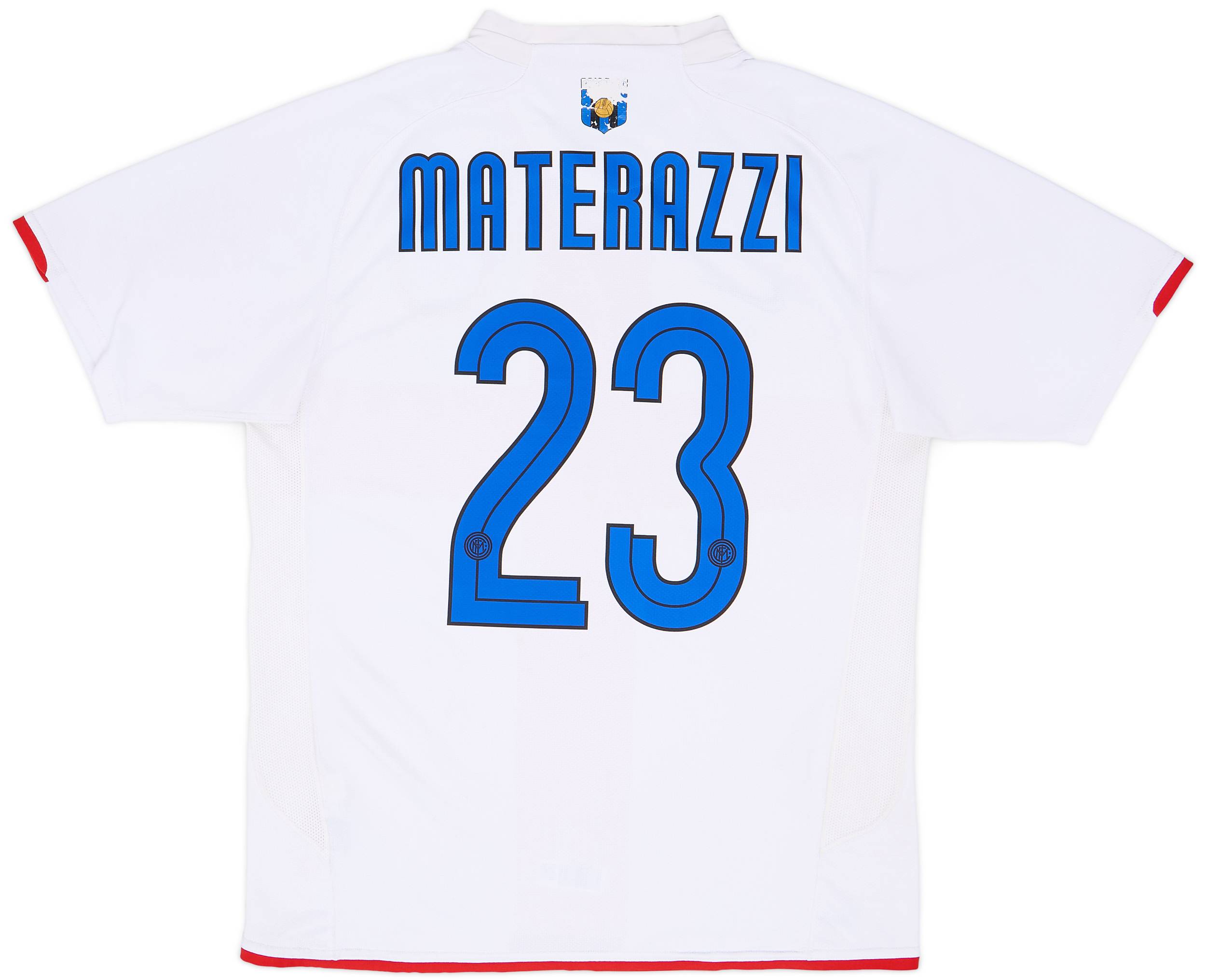 2007-08 Inter Milan Centenary Away Shirt Materazzi #23 - 6/10 - (M)
