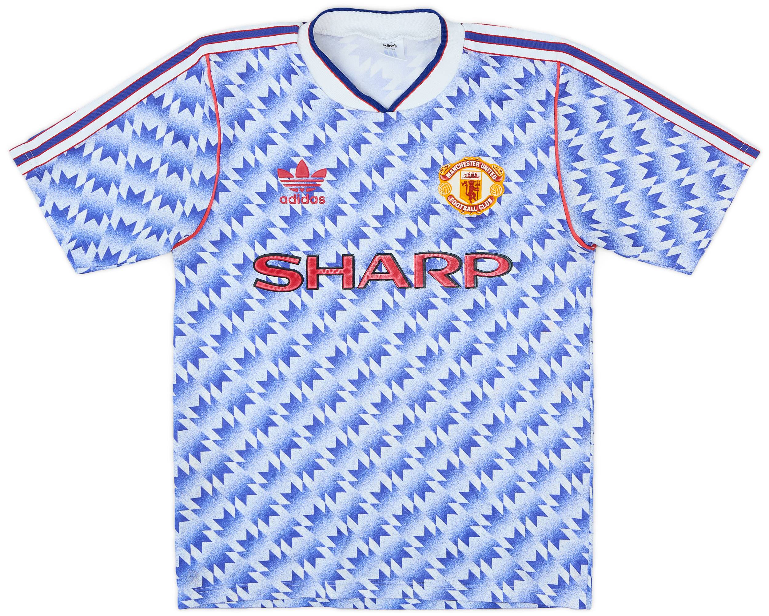 1990-92 Manchester United Away Shirt - 8/10 - (S)