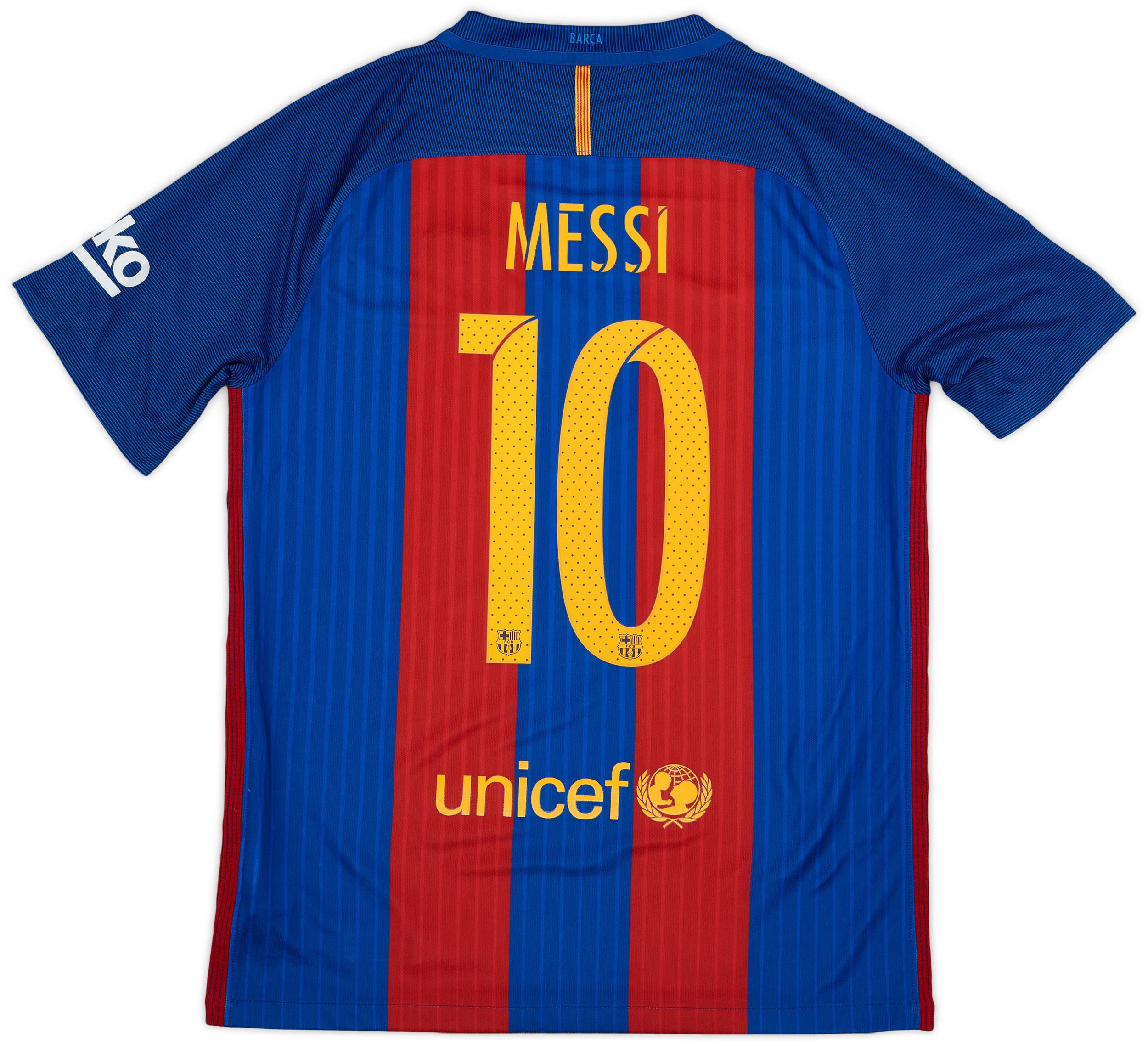 2016-17 Barcelona Home Shirt Messi #10 - 7/10 - (M)