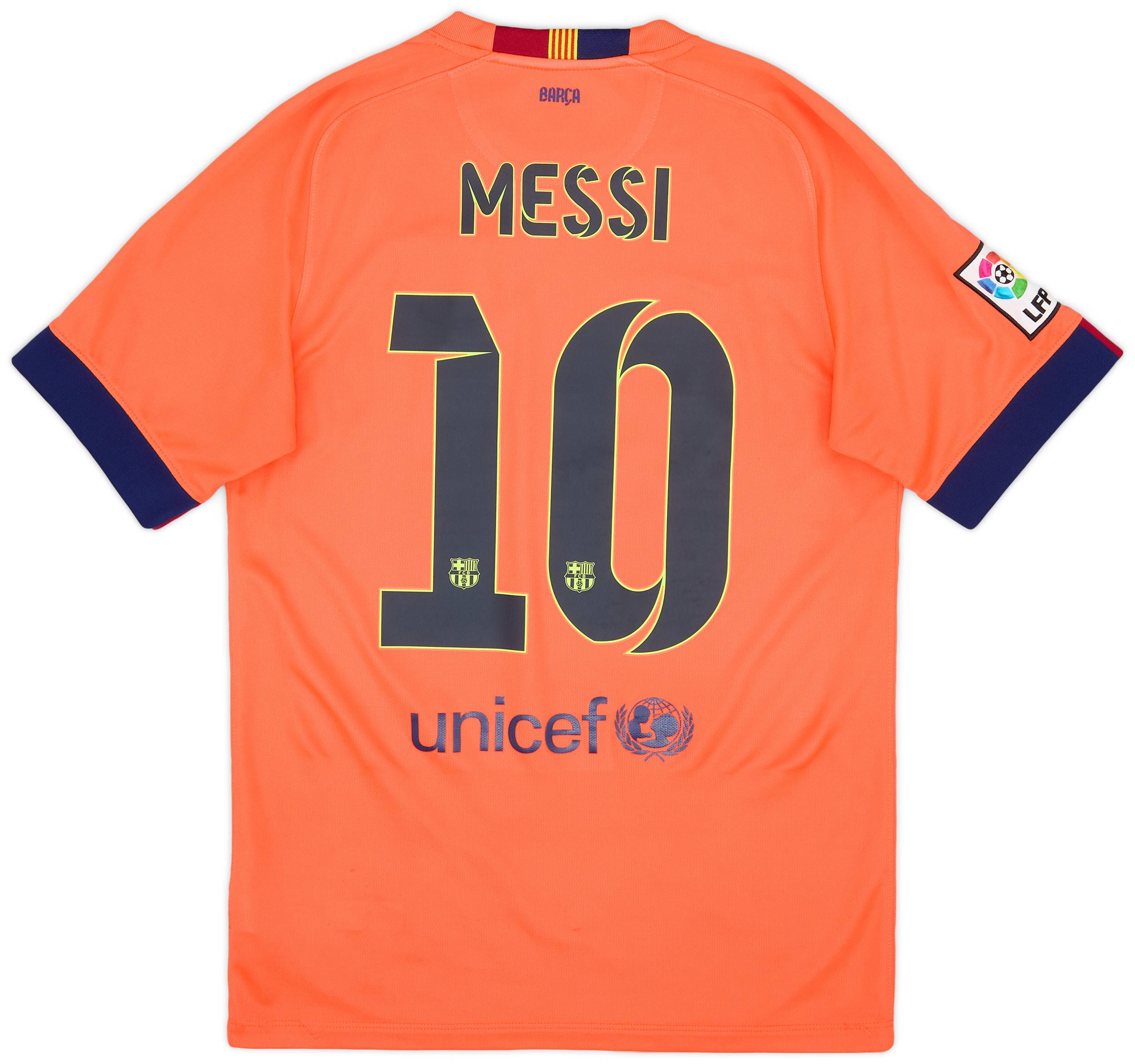2014-15 Barcelona Away Shirt Messi #10 - 8/10 - (S)