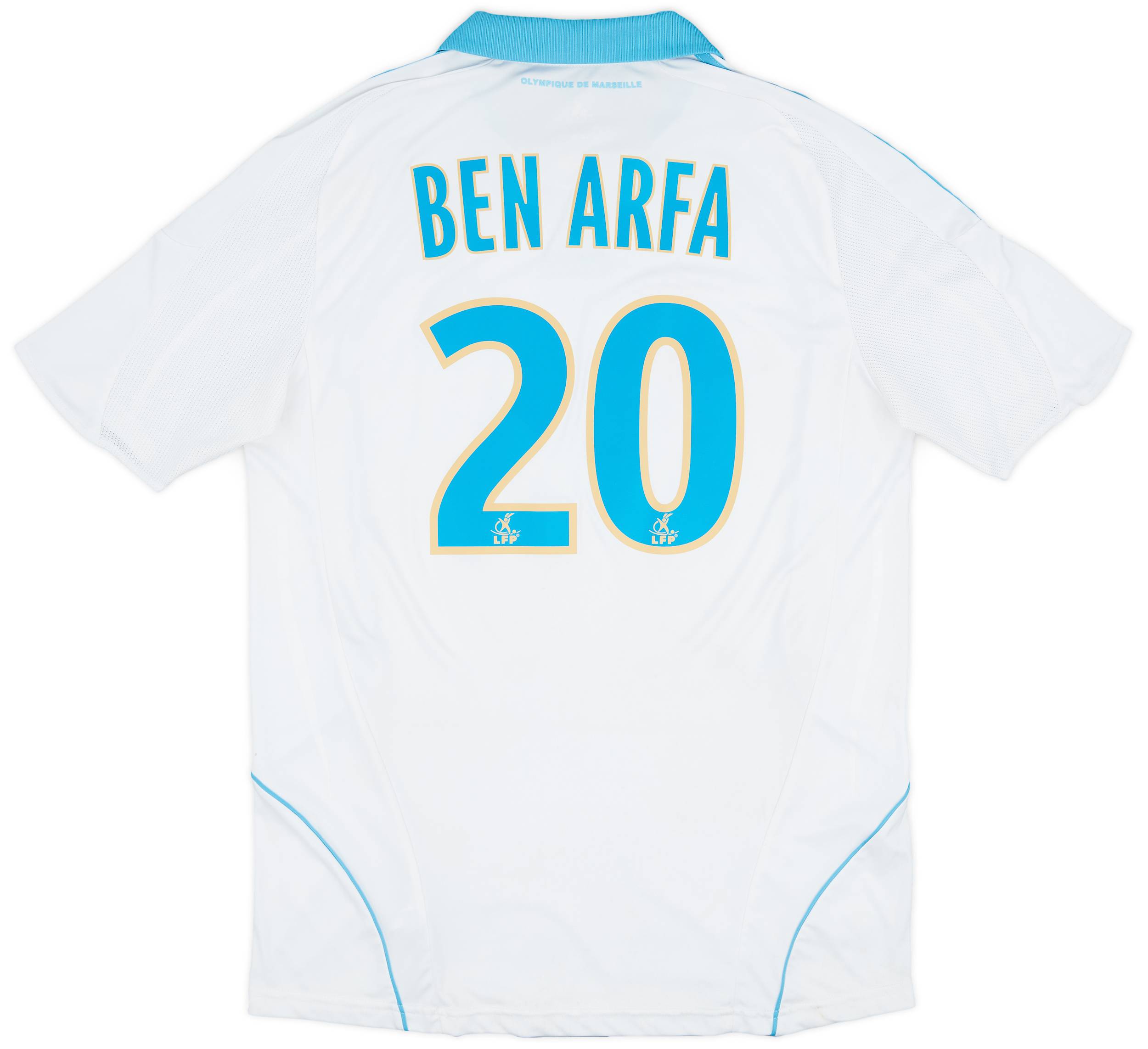 2008-09 Olympique Marseille Home Shirt Ben Arfa #20 - 8/10 - (M)