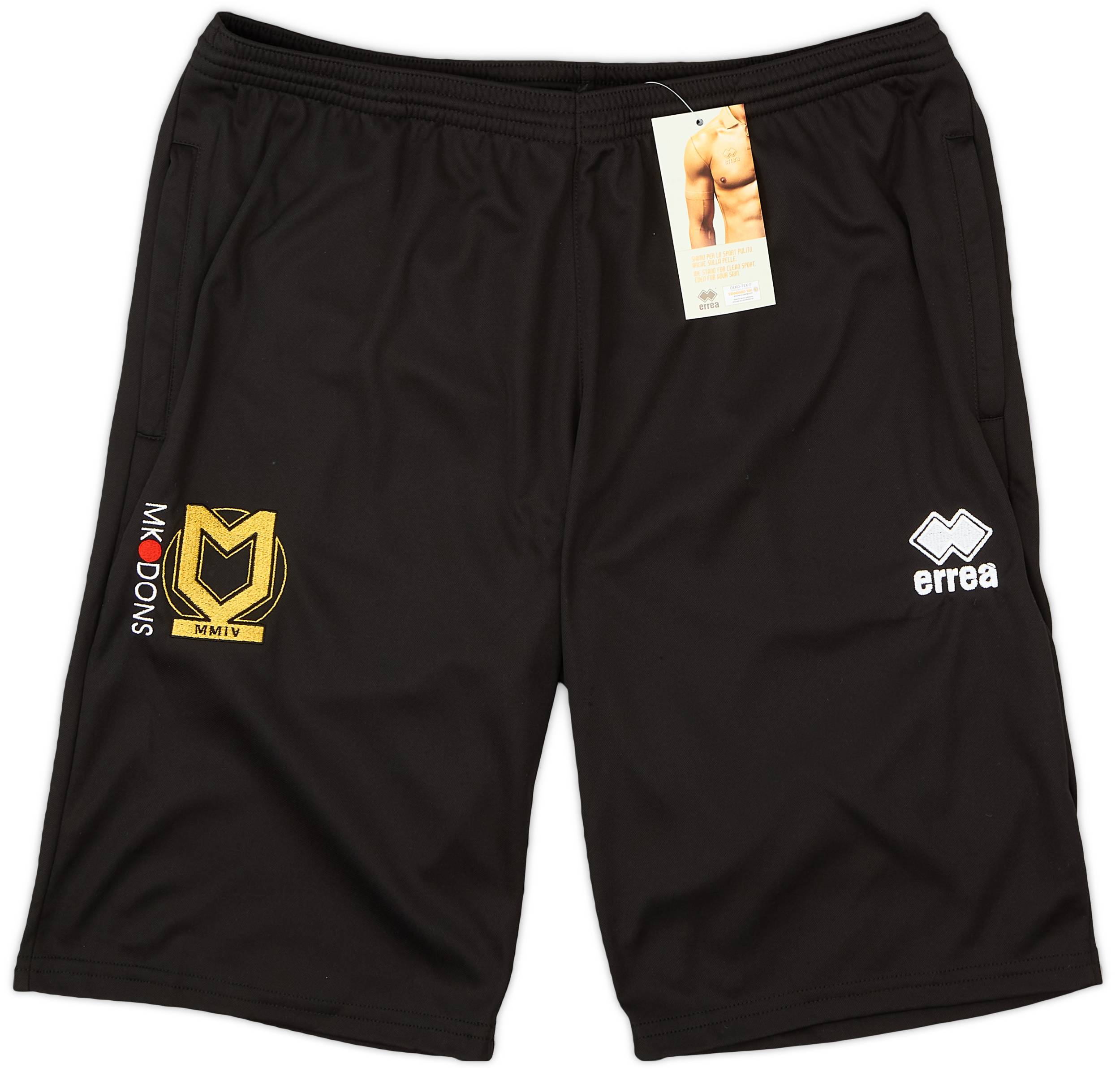 2016 17 MK Dons Errea Training Shorts