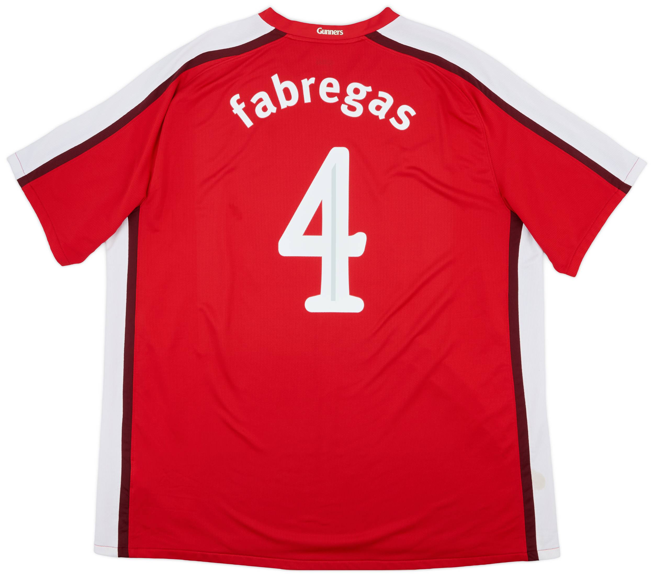2008 10 Arsenal Home Shirt Fabregas 4 8 10 3XL