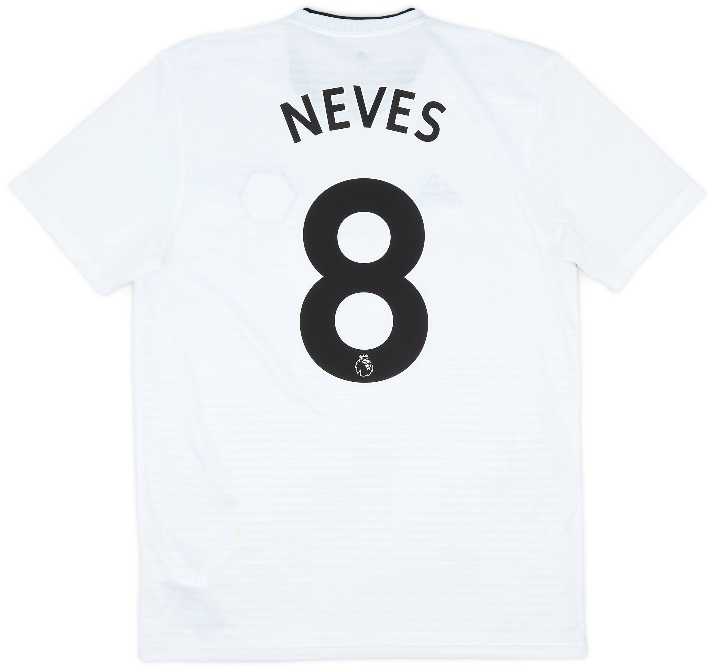 2018-19 Wolves Away Shirt Neves #8 - 8/10 - (M)