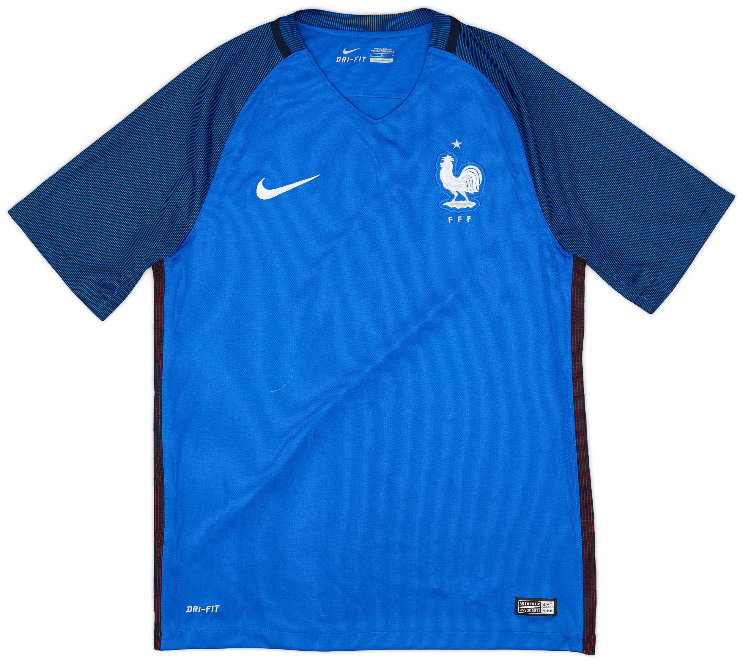 2016-17 France Home Shirt - 9/10 - (M)