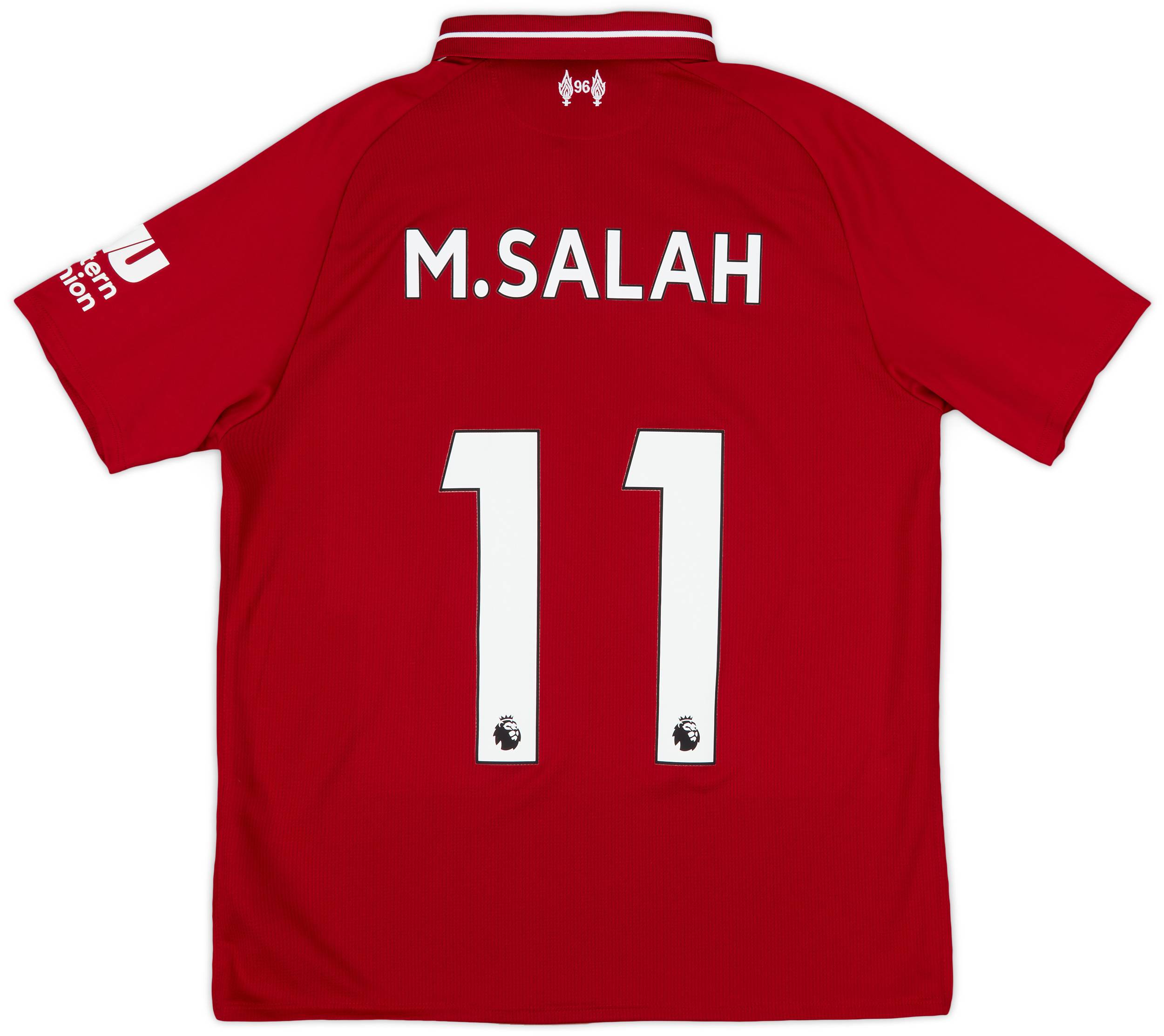 2018-19 Liverpool Home Shirt M.Salah #11 - 9/10 - (S)
