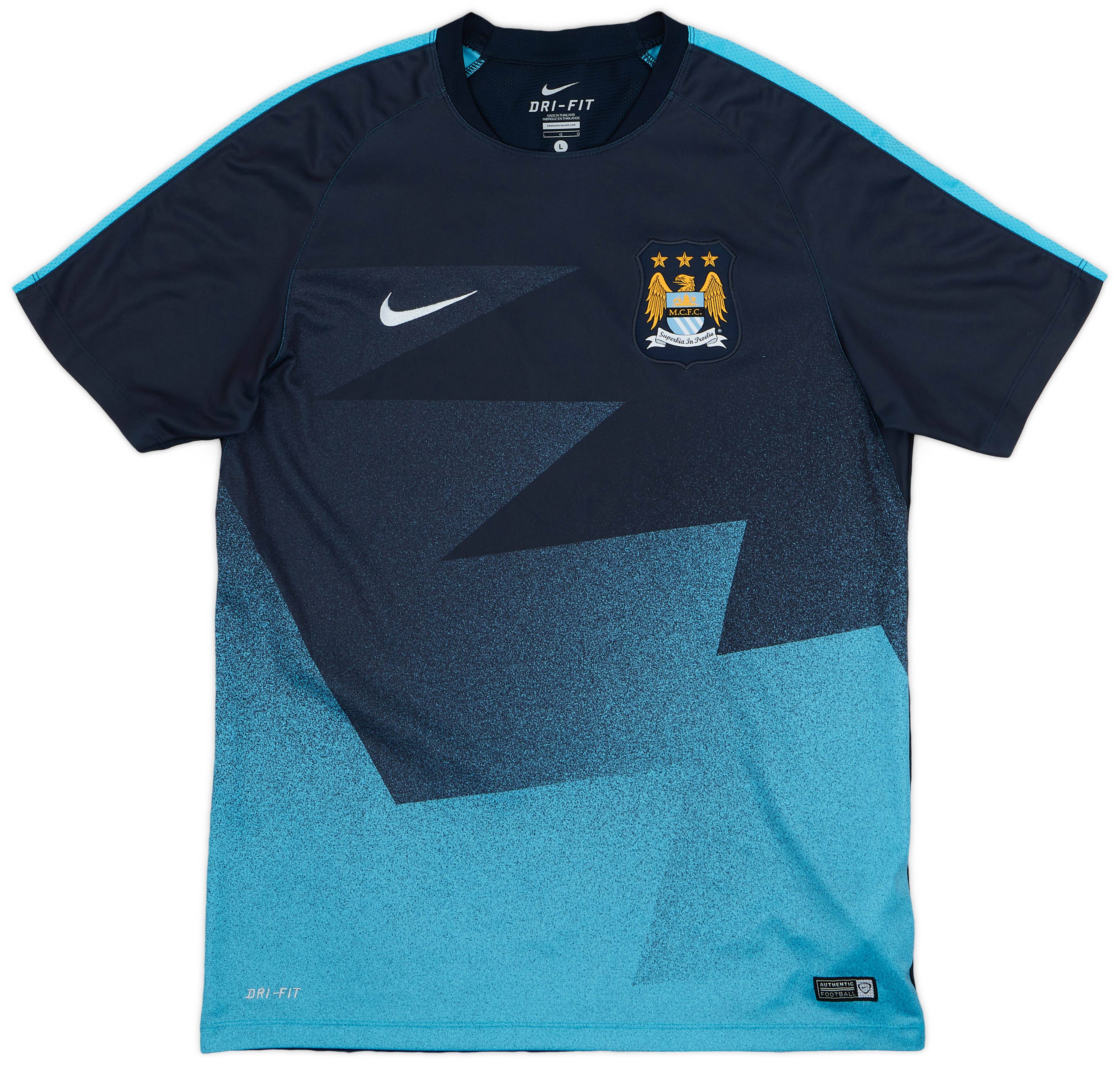 2015-16 Manchester City Nike Training Shirt - 9/10 - (L)