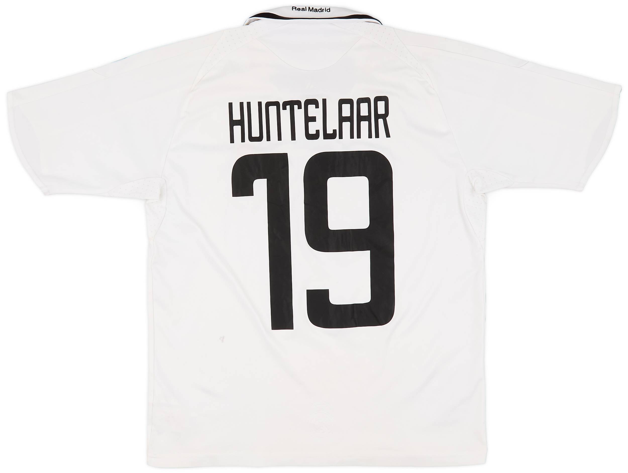 2008-09 Real Madrid Home Shirt Huntelaar #19 - 7/10 - (L.Boys)