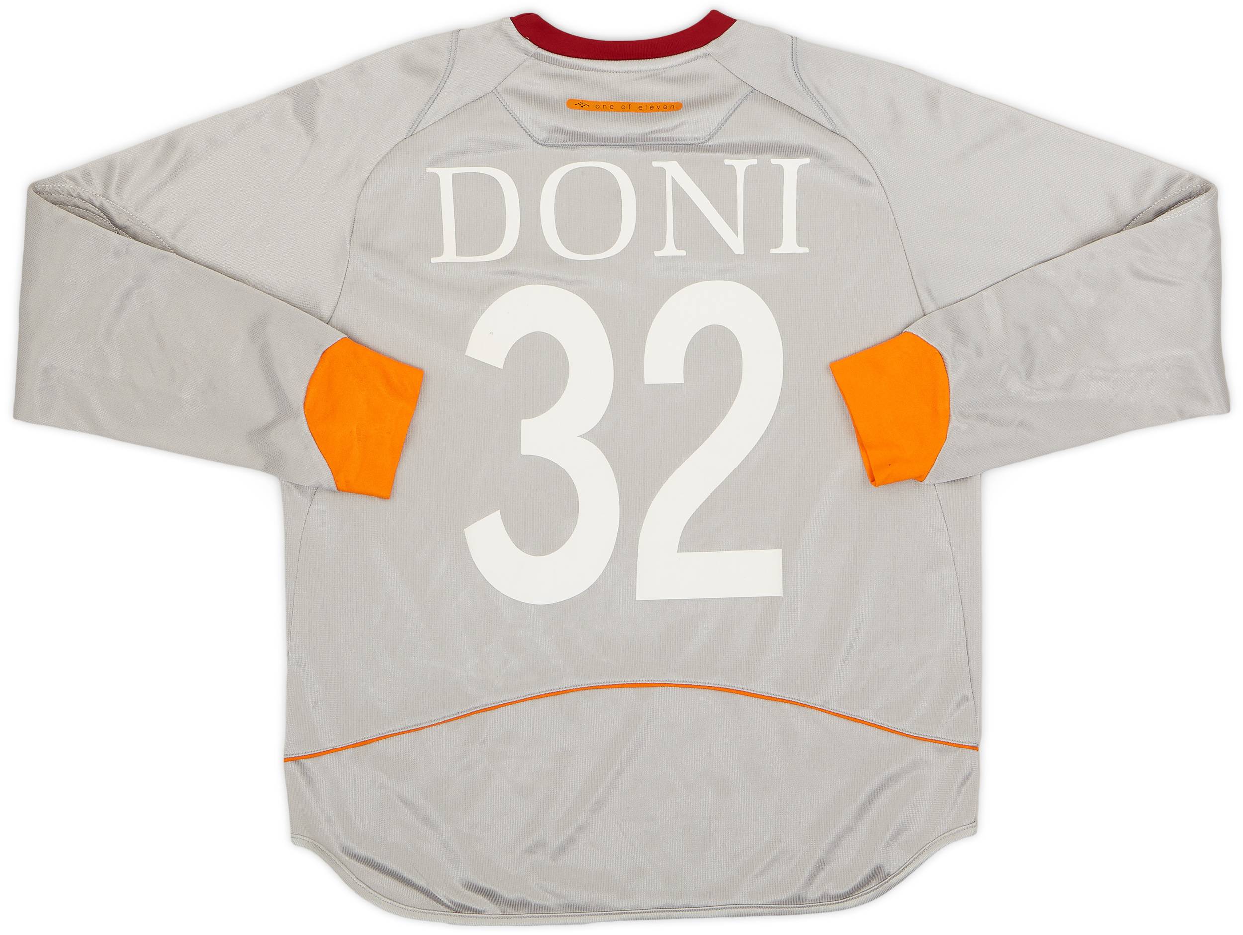 2006-07 Roma GK Shirt Doni #32 - 7/10 - (XL.Boys)