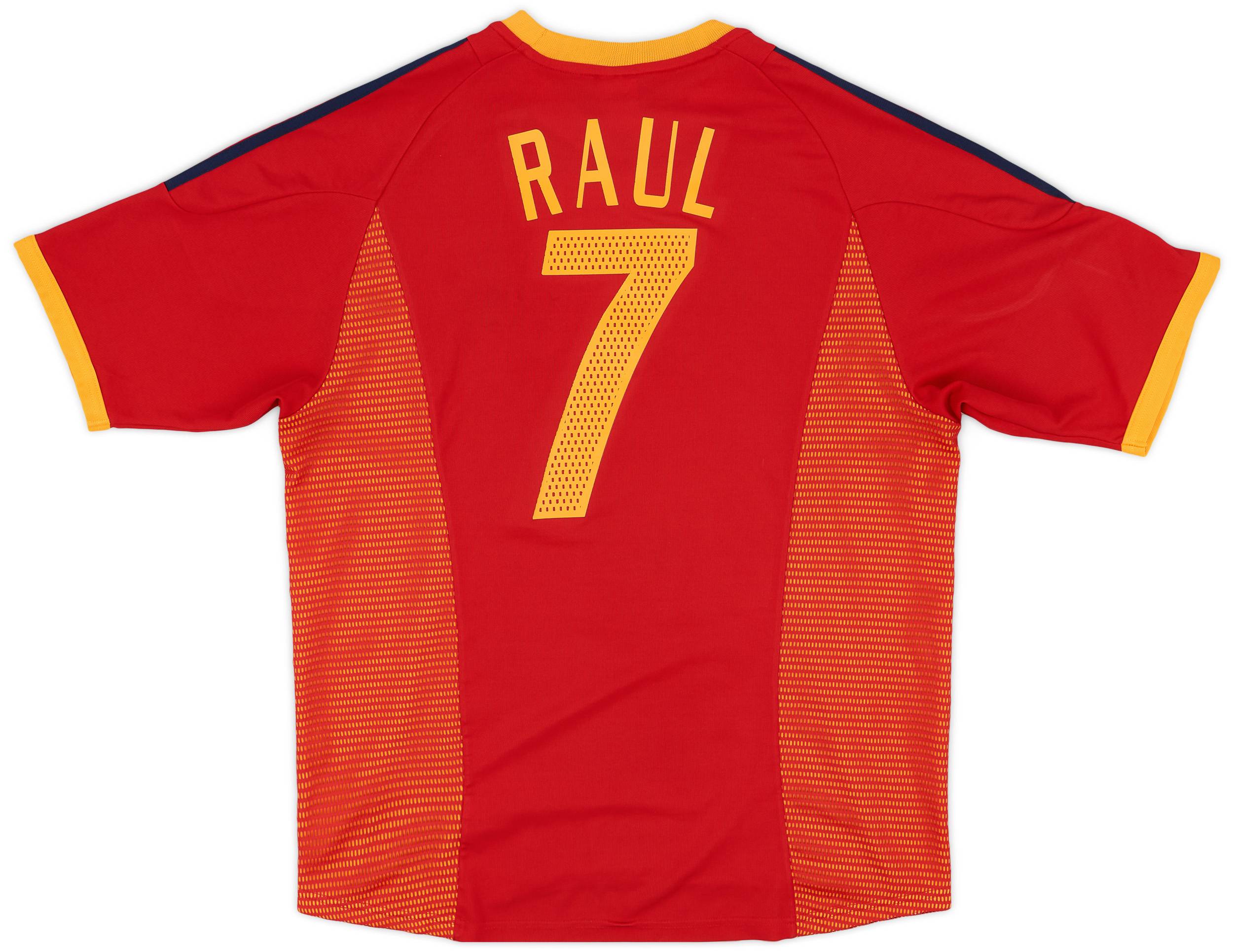 2002-04 Spain Home Shirt Raul #7 - 8/10 - (L)