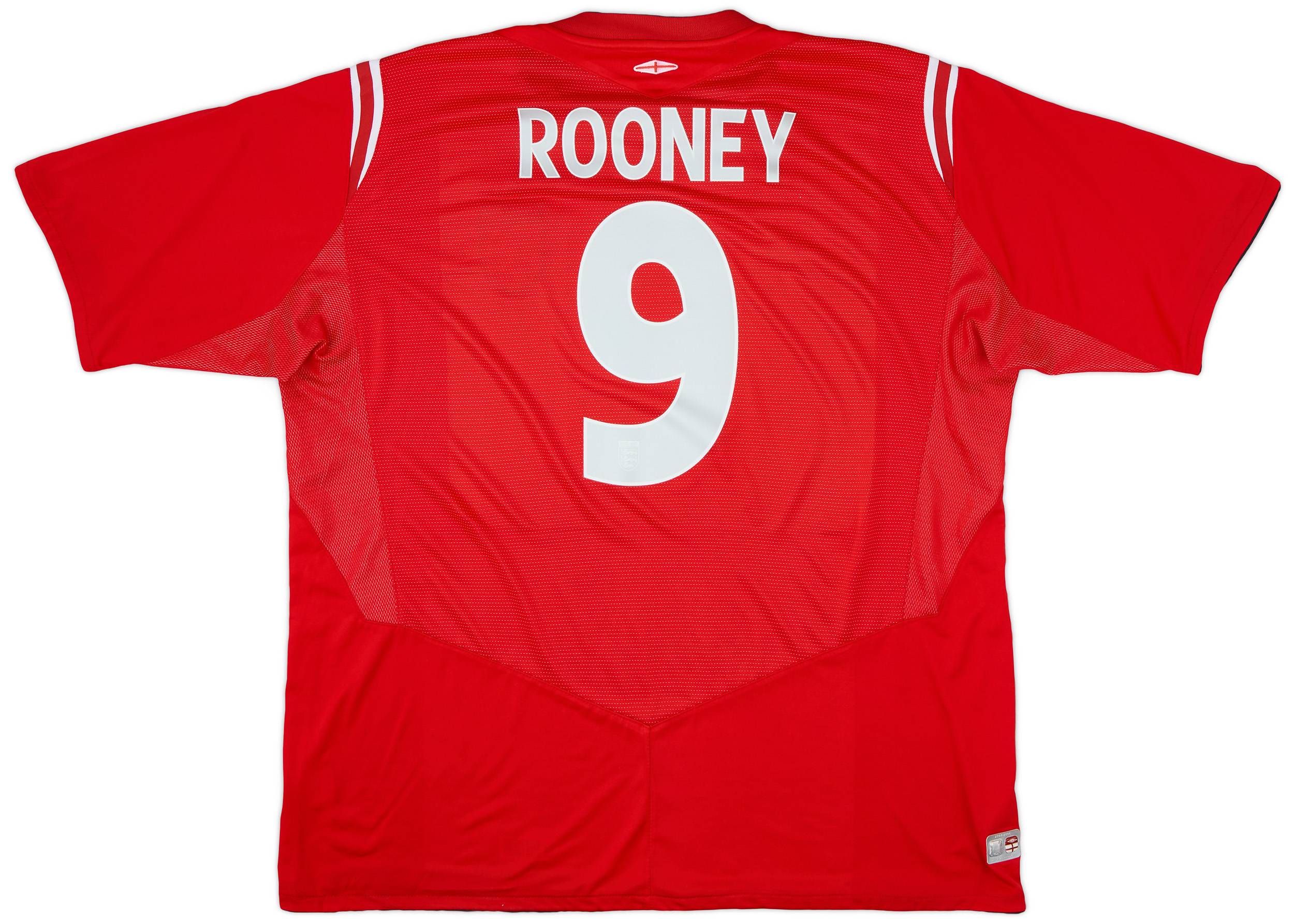2004-06 England Away Shirt Rooney #9 - 9/10 - (XXL)