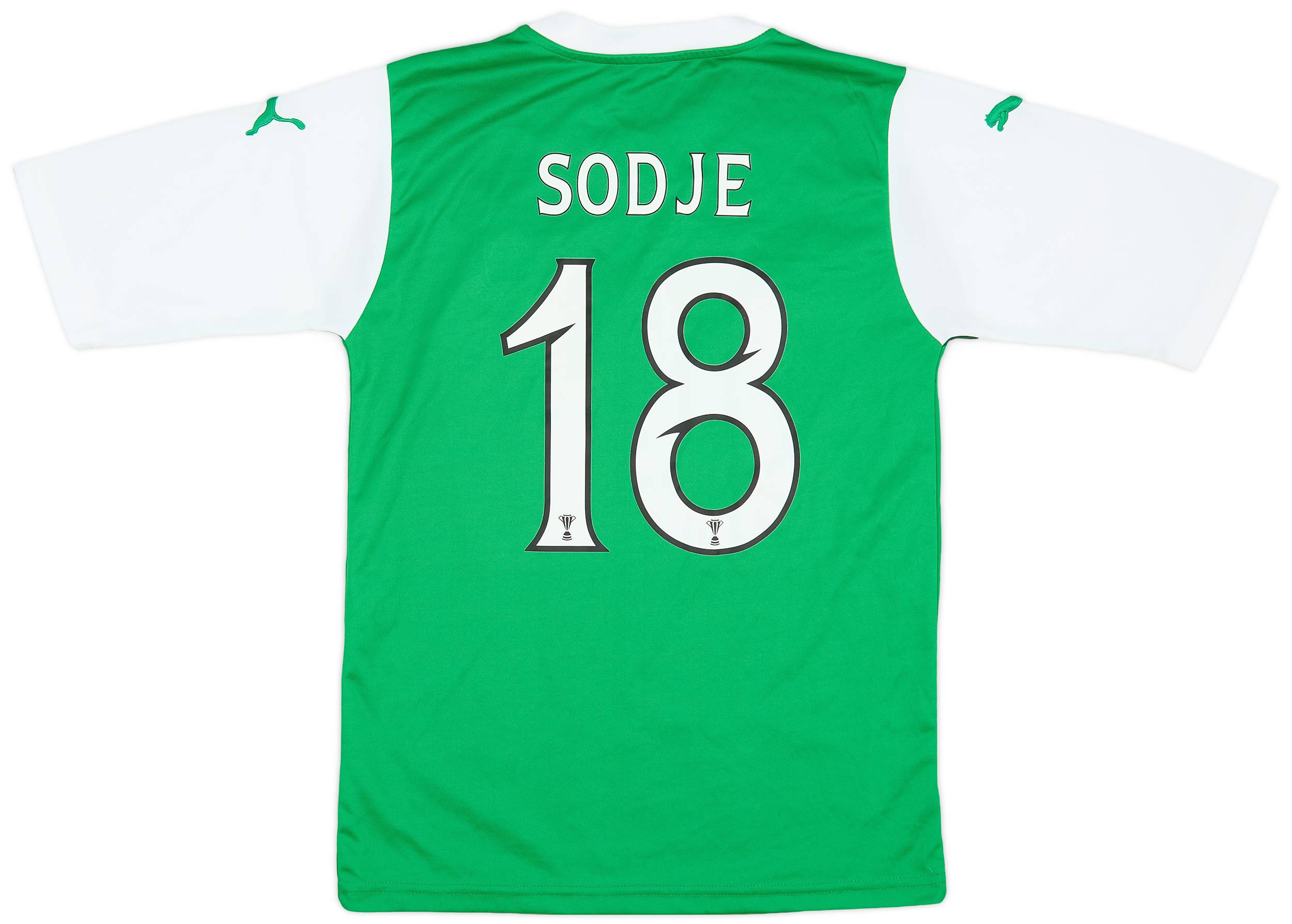 2010-11 Hibernian Home Shirt Sodje #18 - 7/10 - (S)