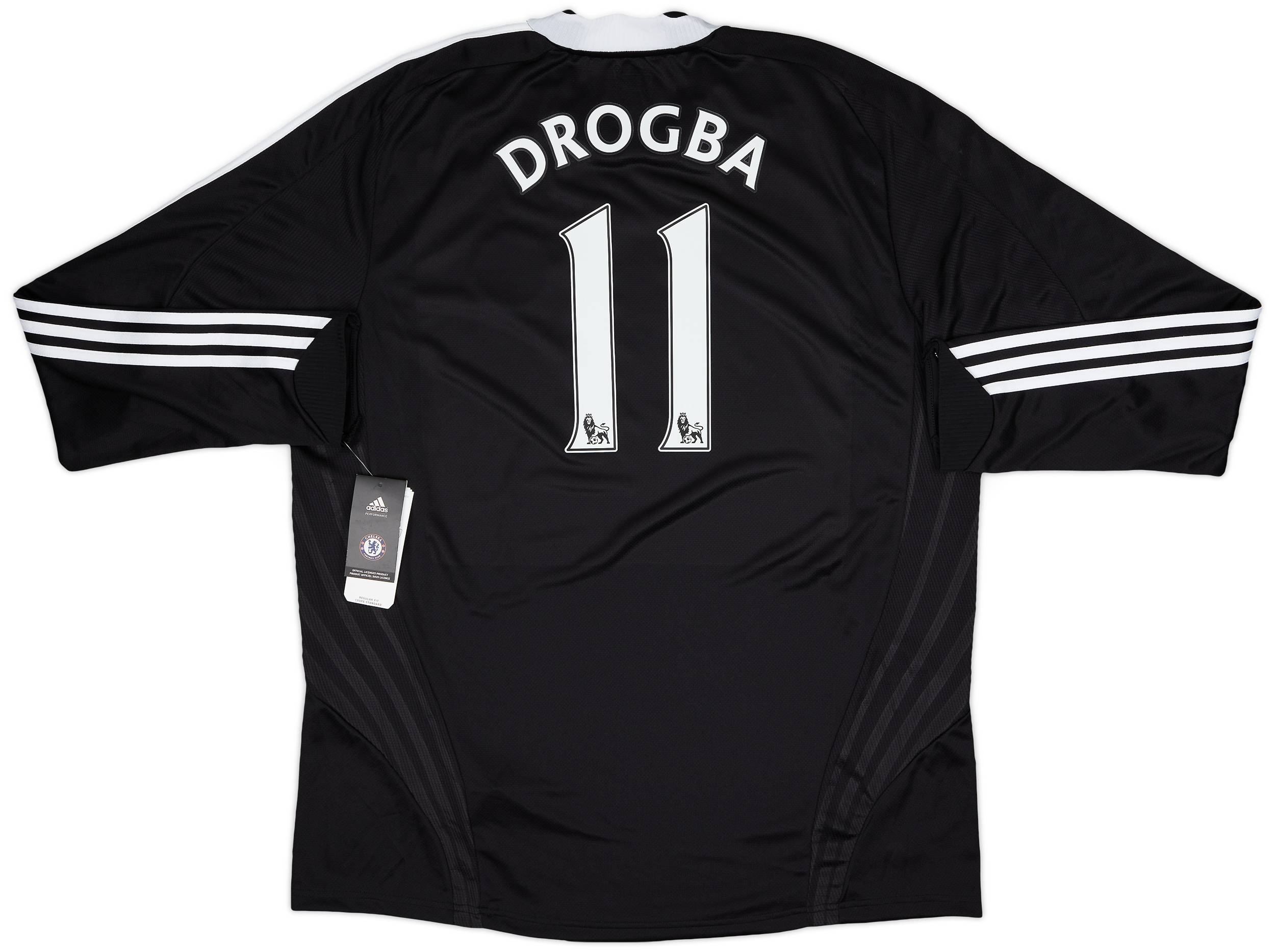 2008-09 Chelsea Away L/S Shirt Drogba #11 (XXL)