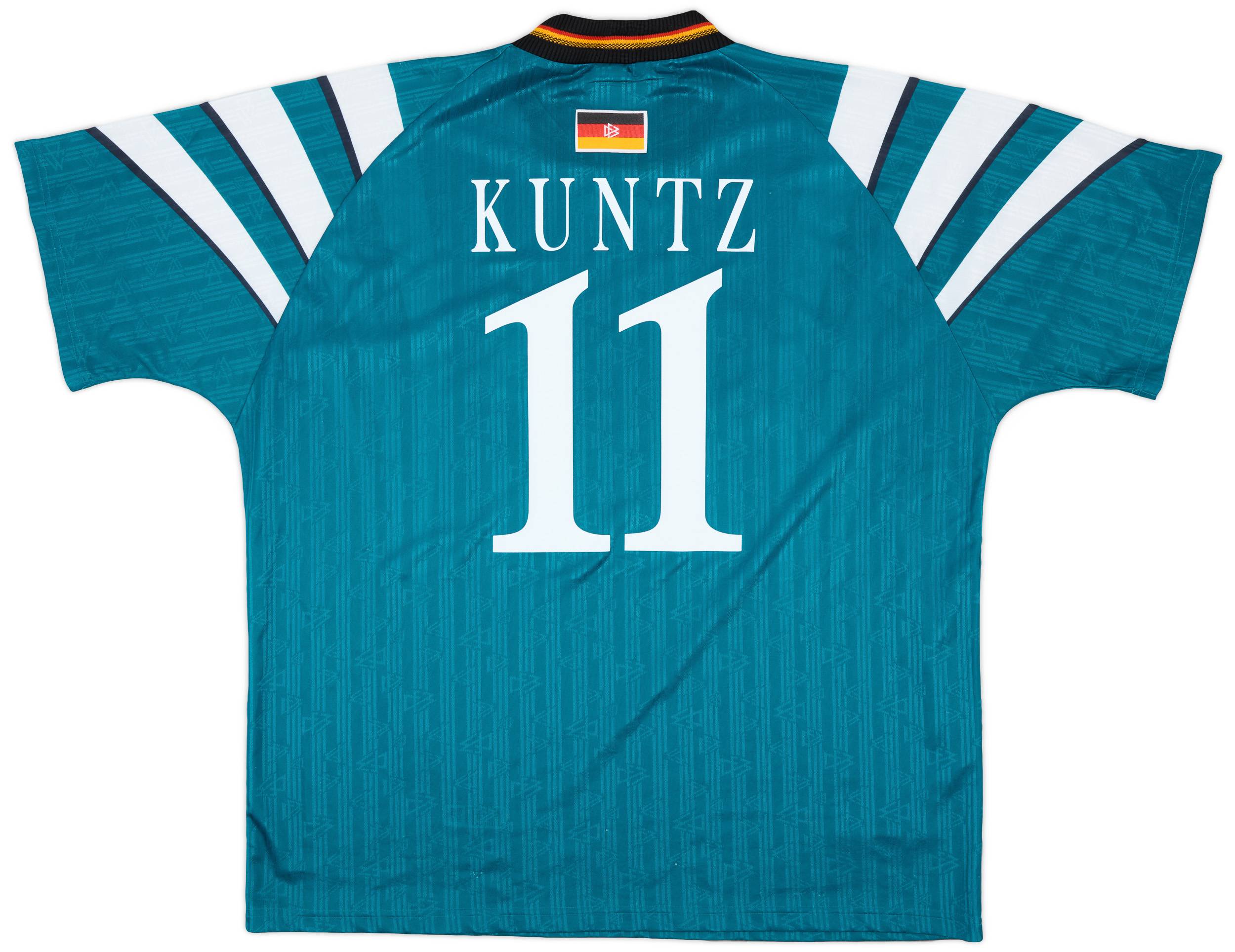 1996-98 Germany Away Shirt Kuntz #11 - 8/10 - (XXL)