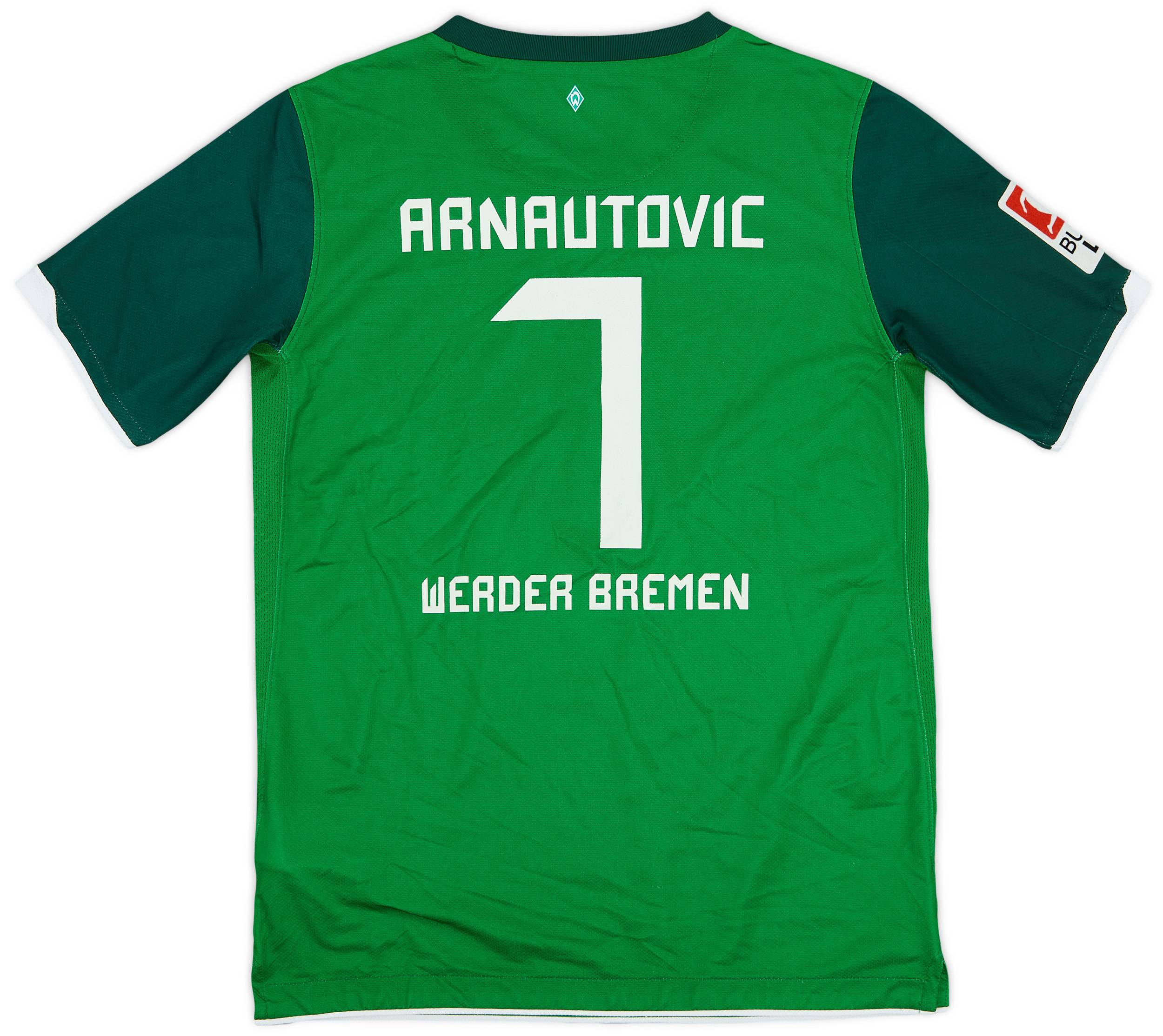 2010-11 Werder Bremen Home Shirt Arnautovic #7 - 7/10 - (XL.Boys)