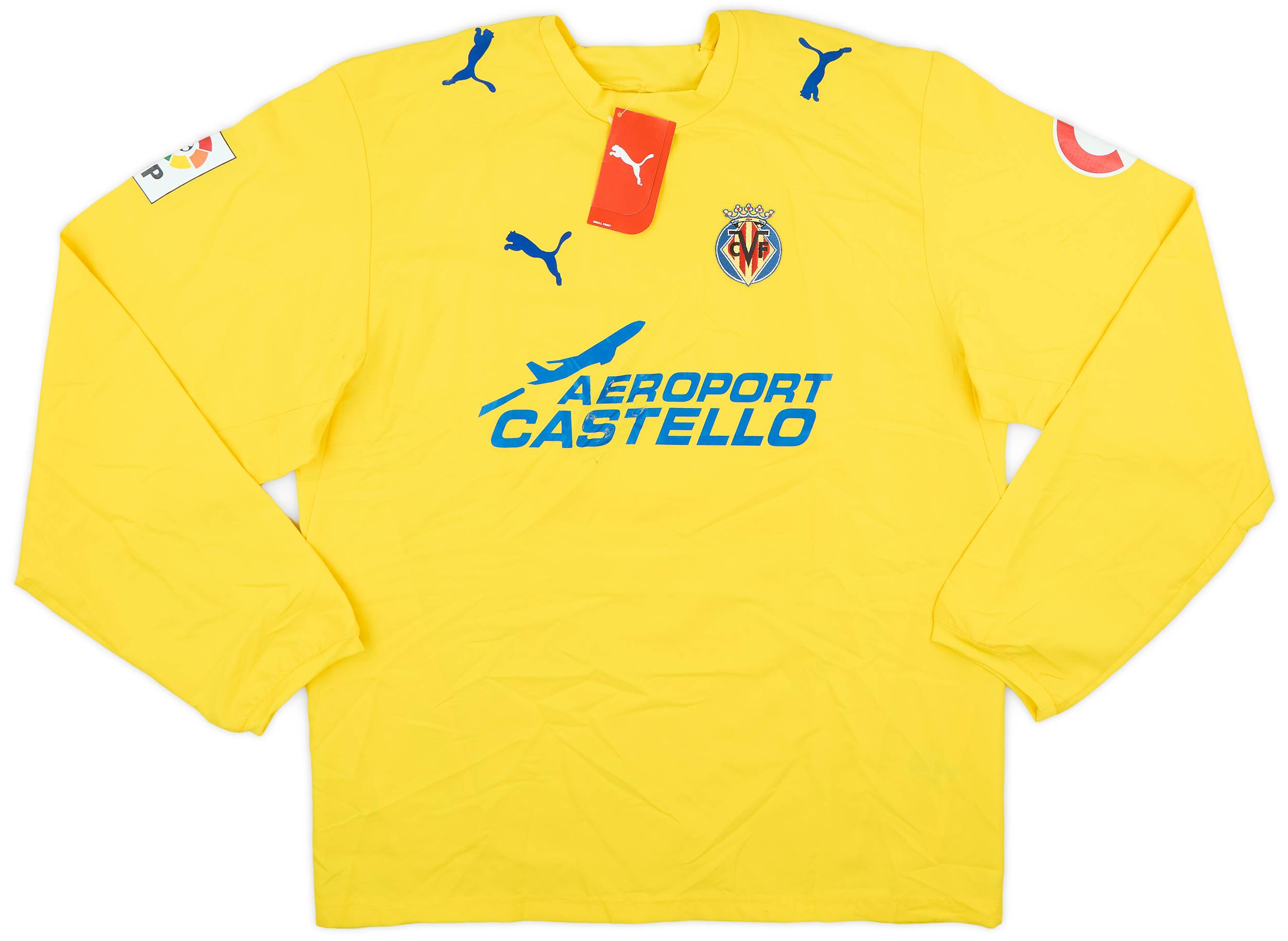 2006-07 Villarreal Home L/S Shirt (L)