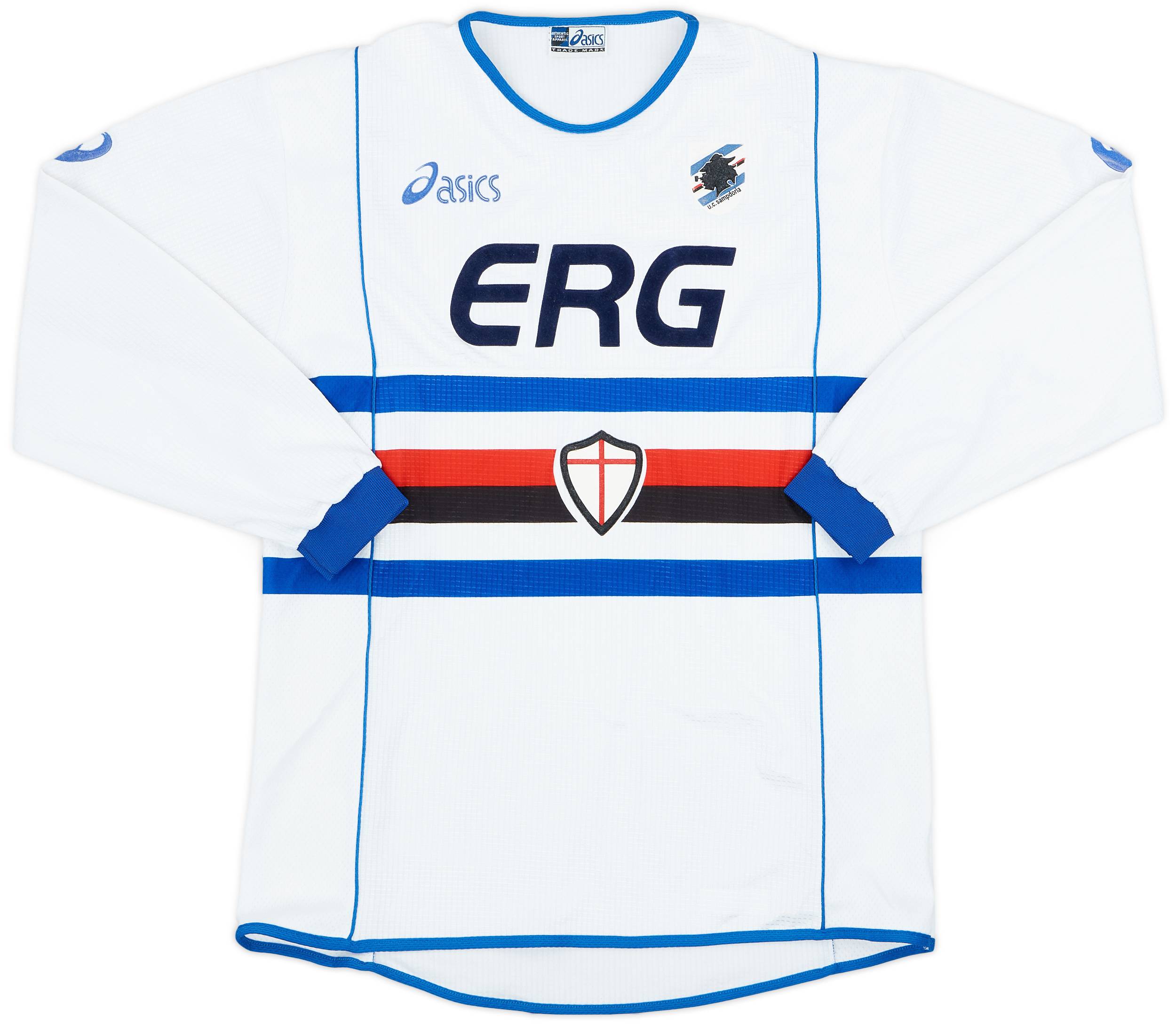 2002-03 Sampdoria Away L/S Shirt - 8/10 - (XL)