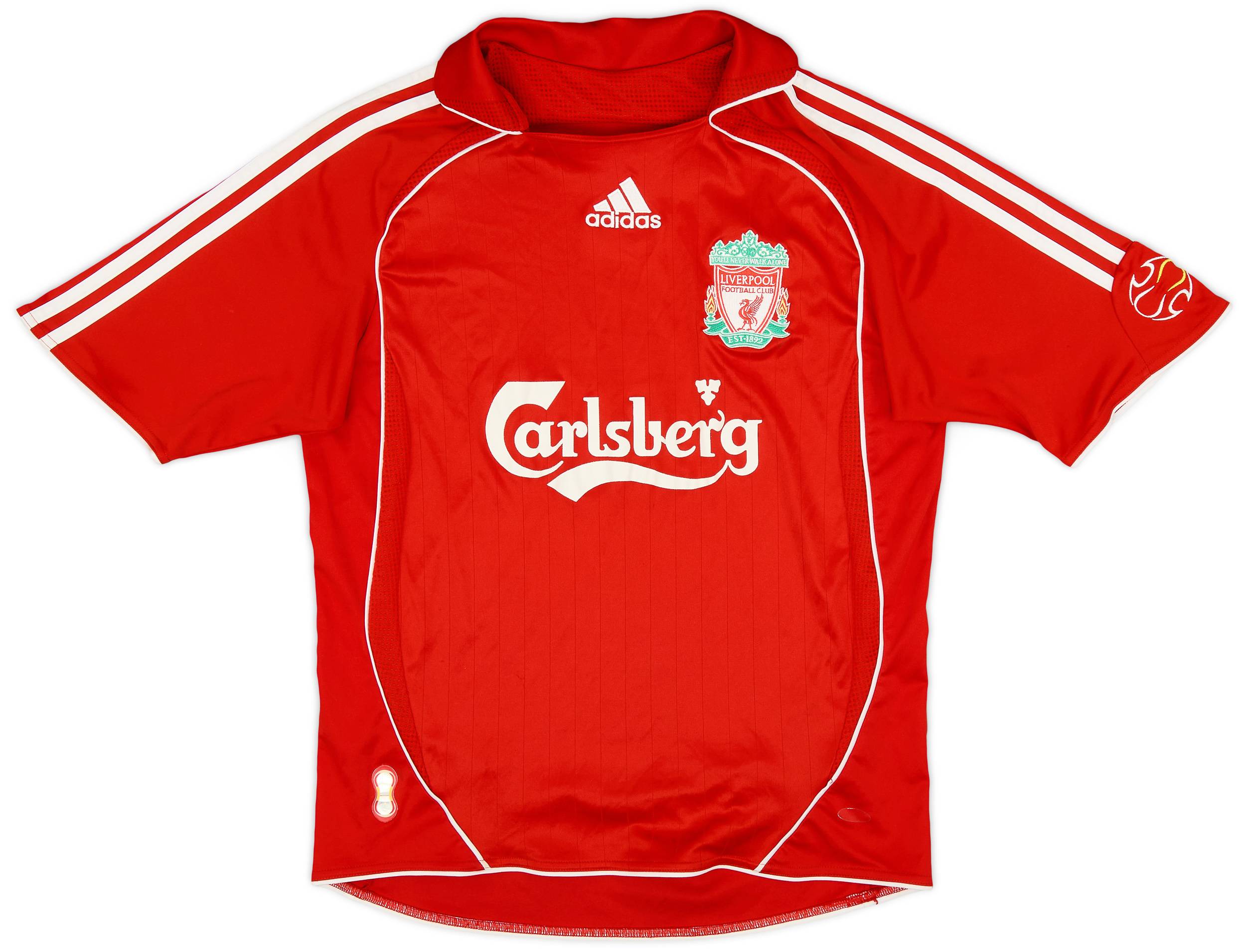 2008-10 Liverpool Home Shirt - 8/10 - (L.Boys)