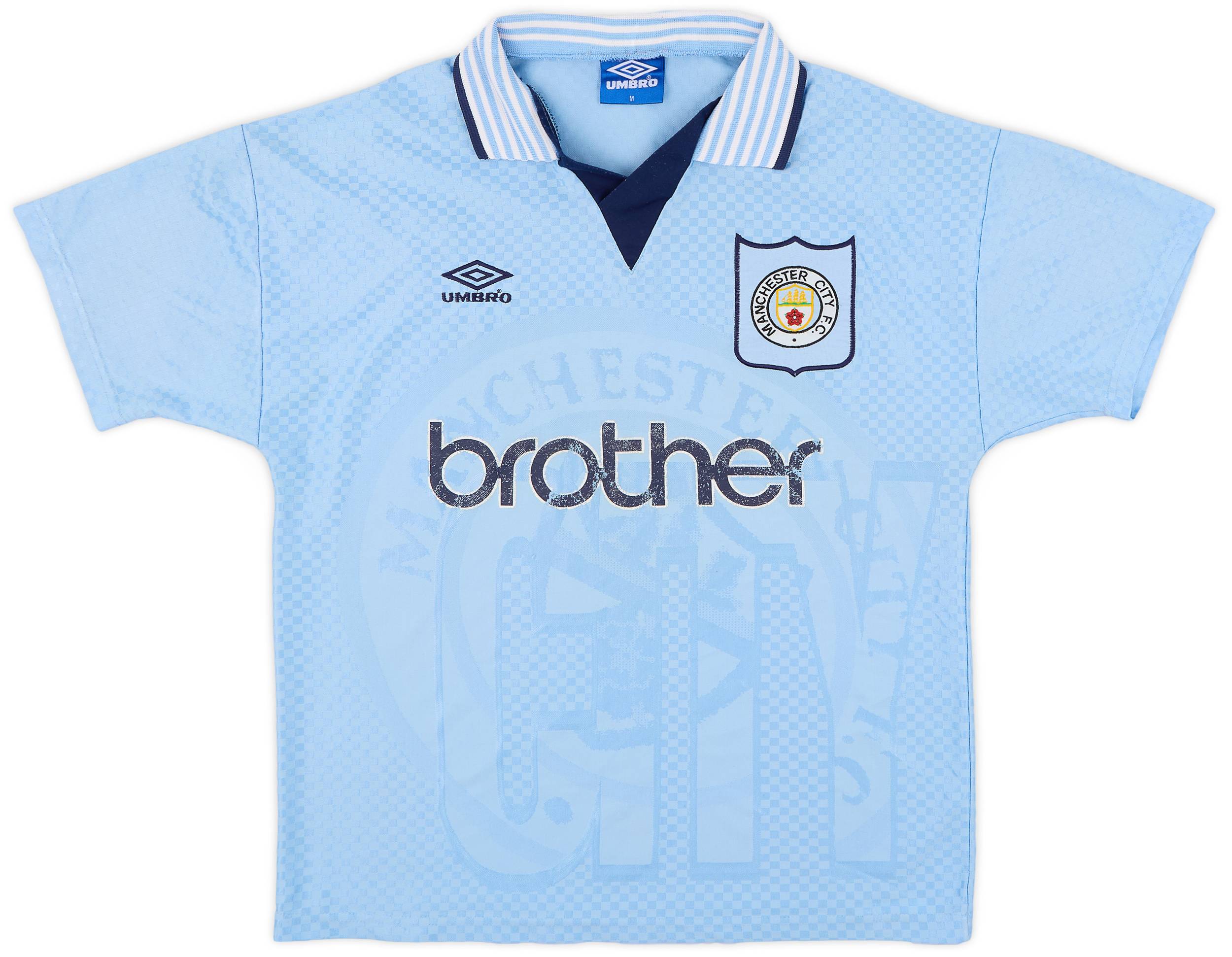 1995-97 Manchester City Home Shirt - 5/10 - (M)