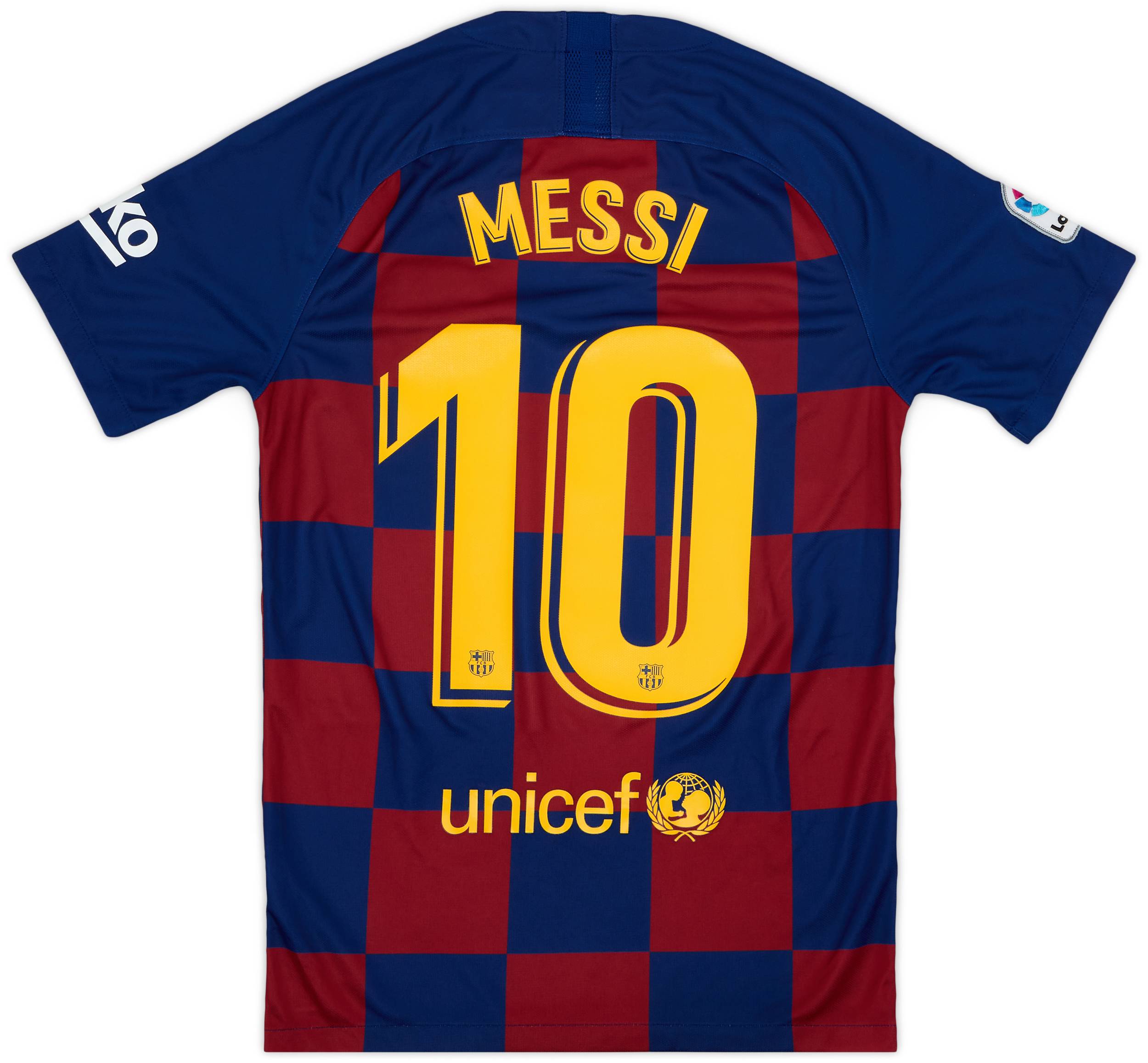 2019-20 Barcelona Home Shirt Messi #10 - 8/10 - (S)