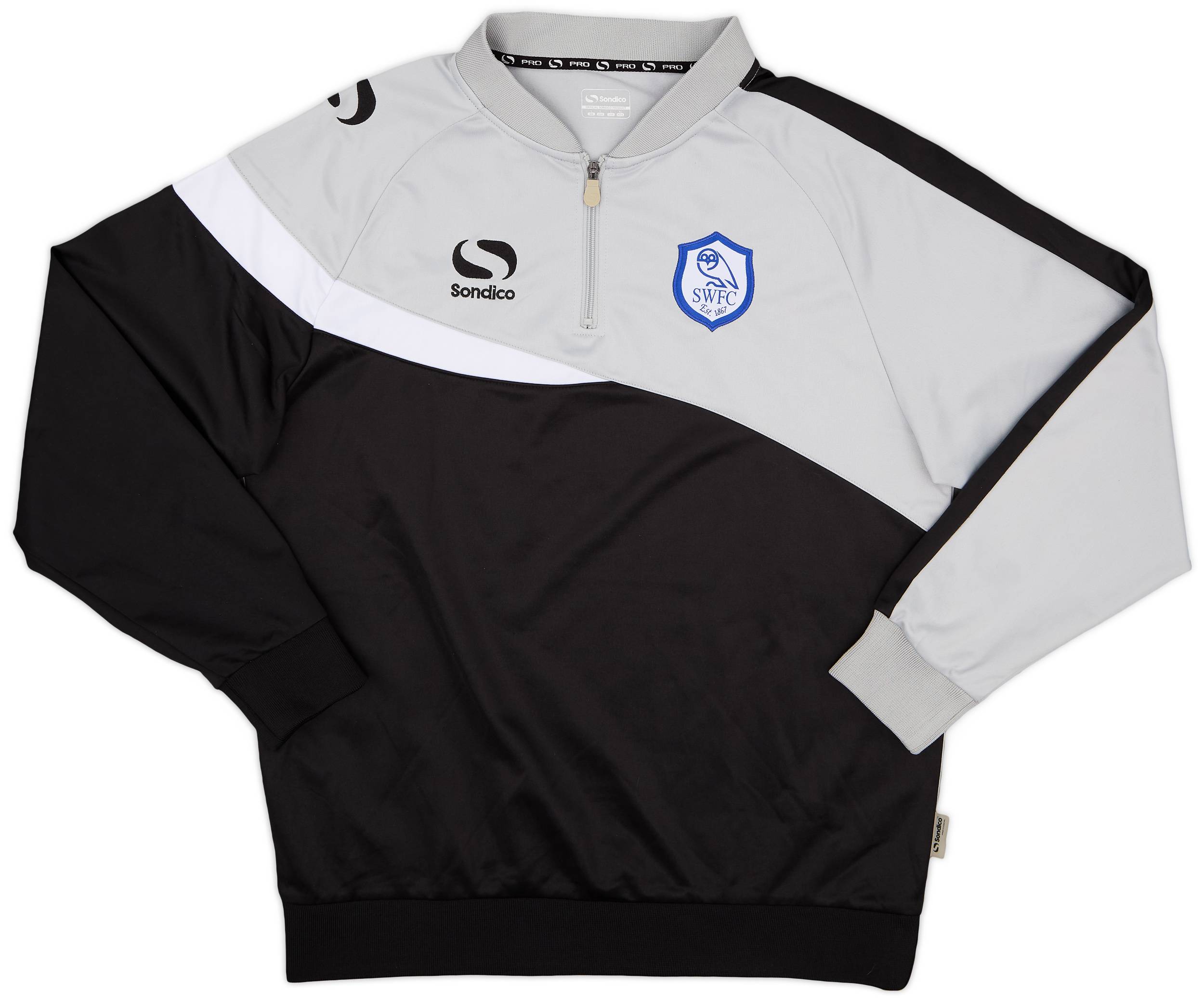 2015-16 Sheffield Wednesday Sondico 1/4 Zip Drill Top - 9/10 - (L)