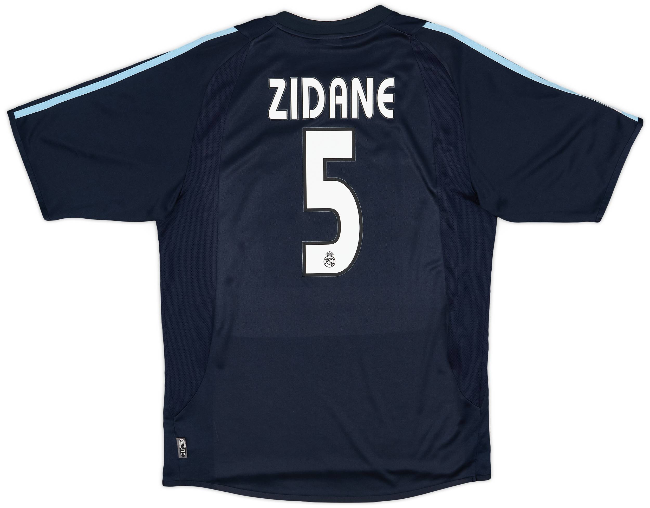 2003-04 Real Madrid Away Shirt Zidane #5 - 8/10 - (M)