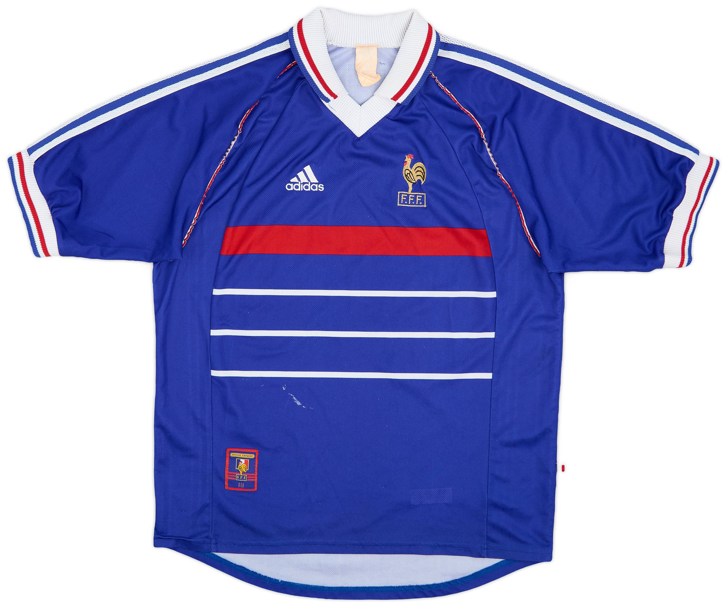 1998-00 France Home Shirt - 7/10 - (M)