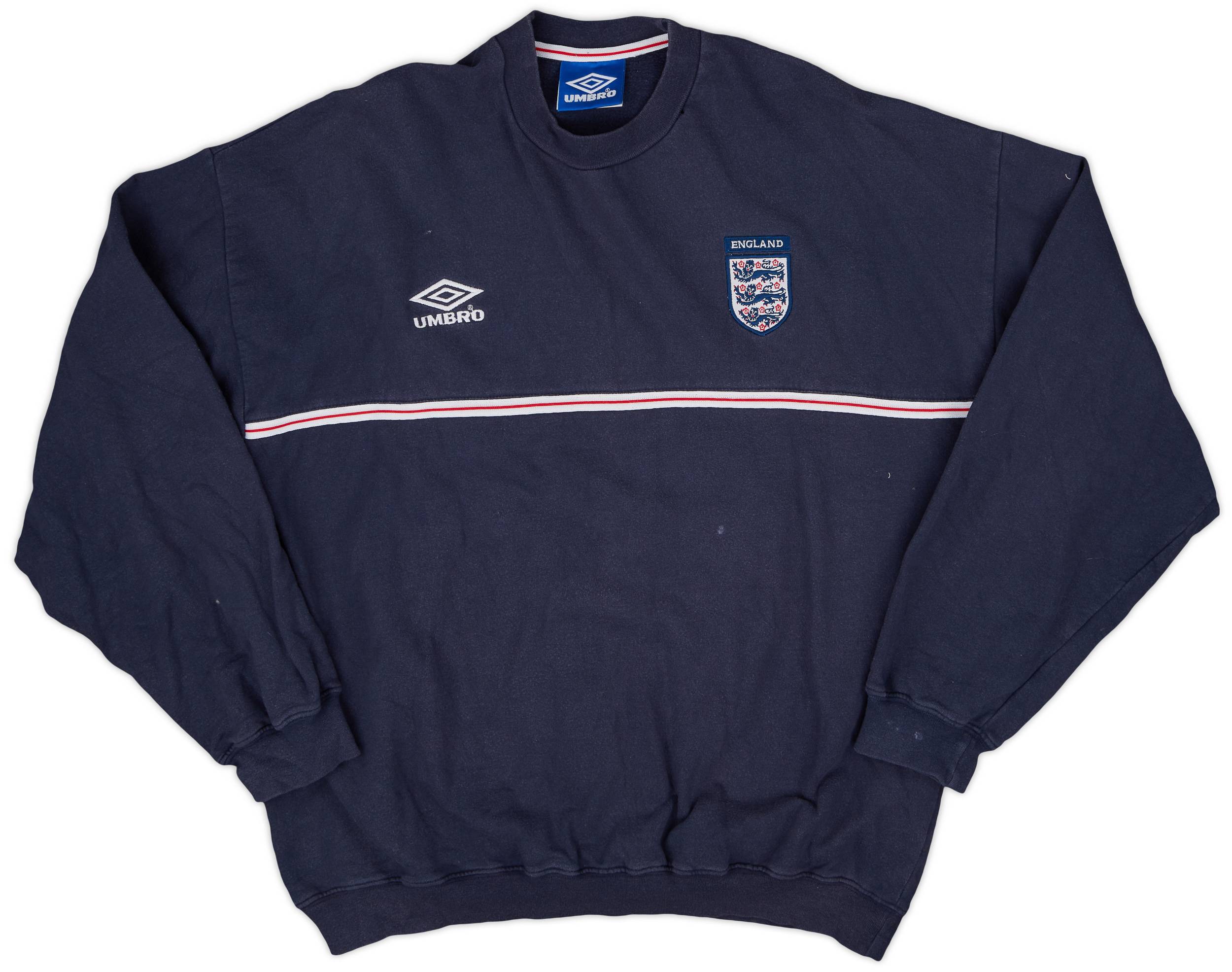 2002-04 England Umbro Sweat Top - 5/10 - (L)