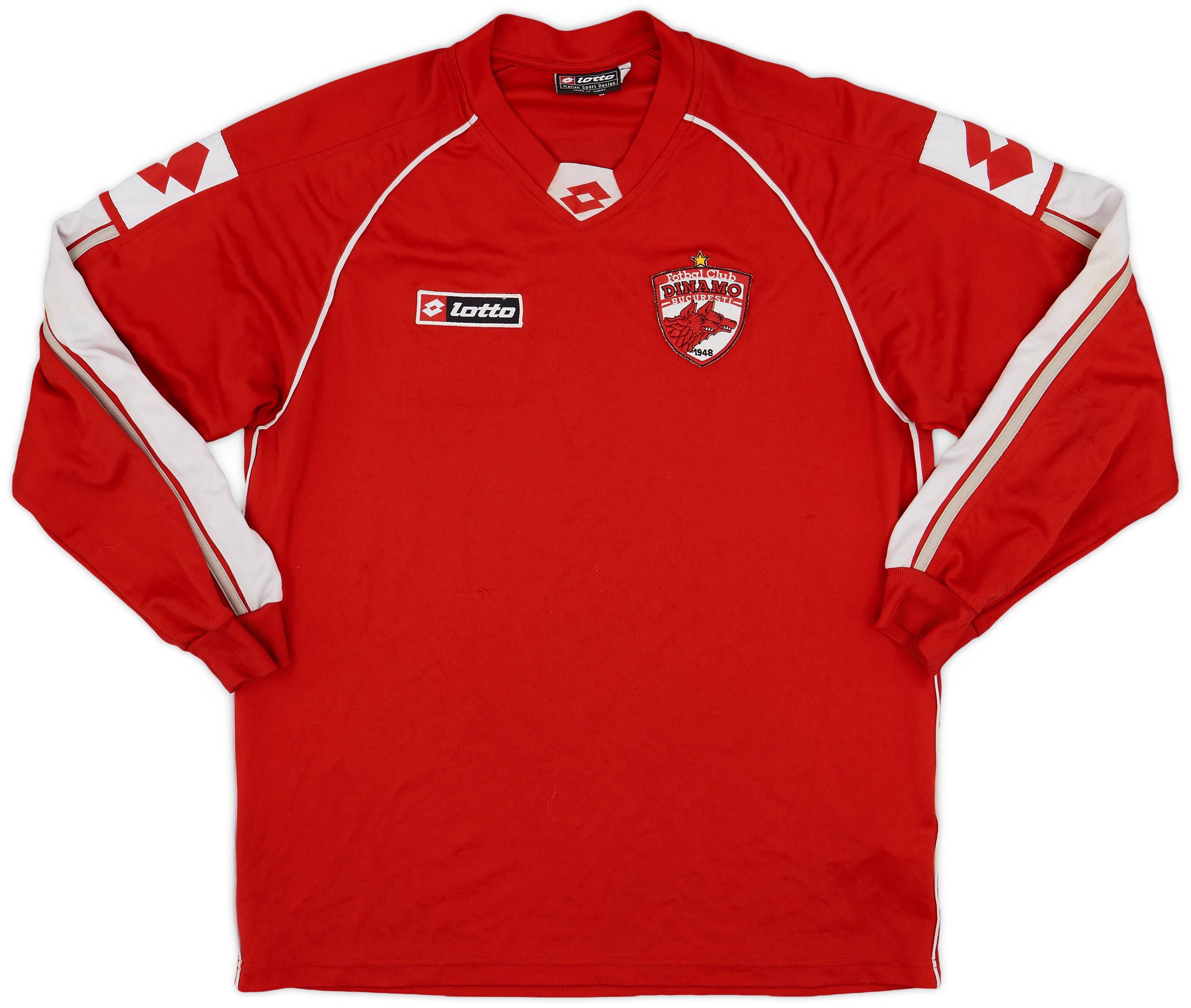 2004-05 Dinamo Bucuresti Lotto Training L/S Shirt - 6/10 - (XL)