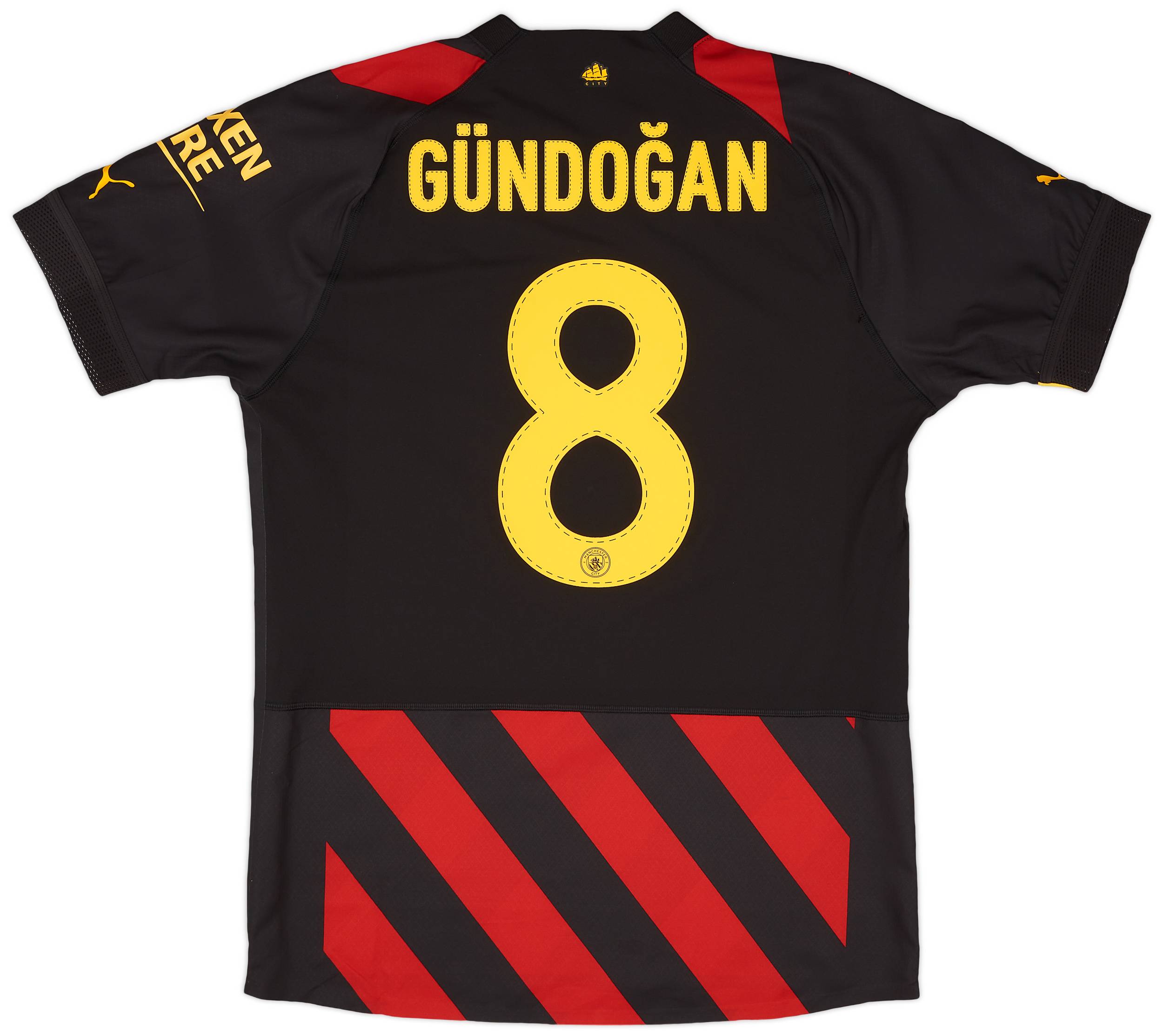 2022-23 Manchester City Player Issue Away European Shirt Gundogan #8