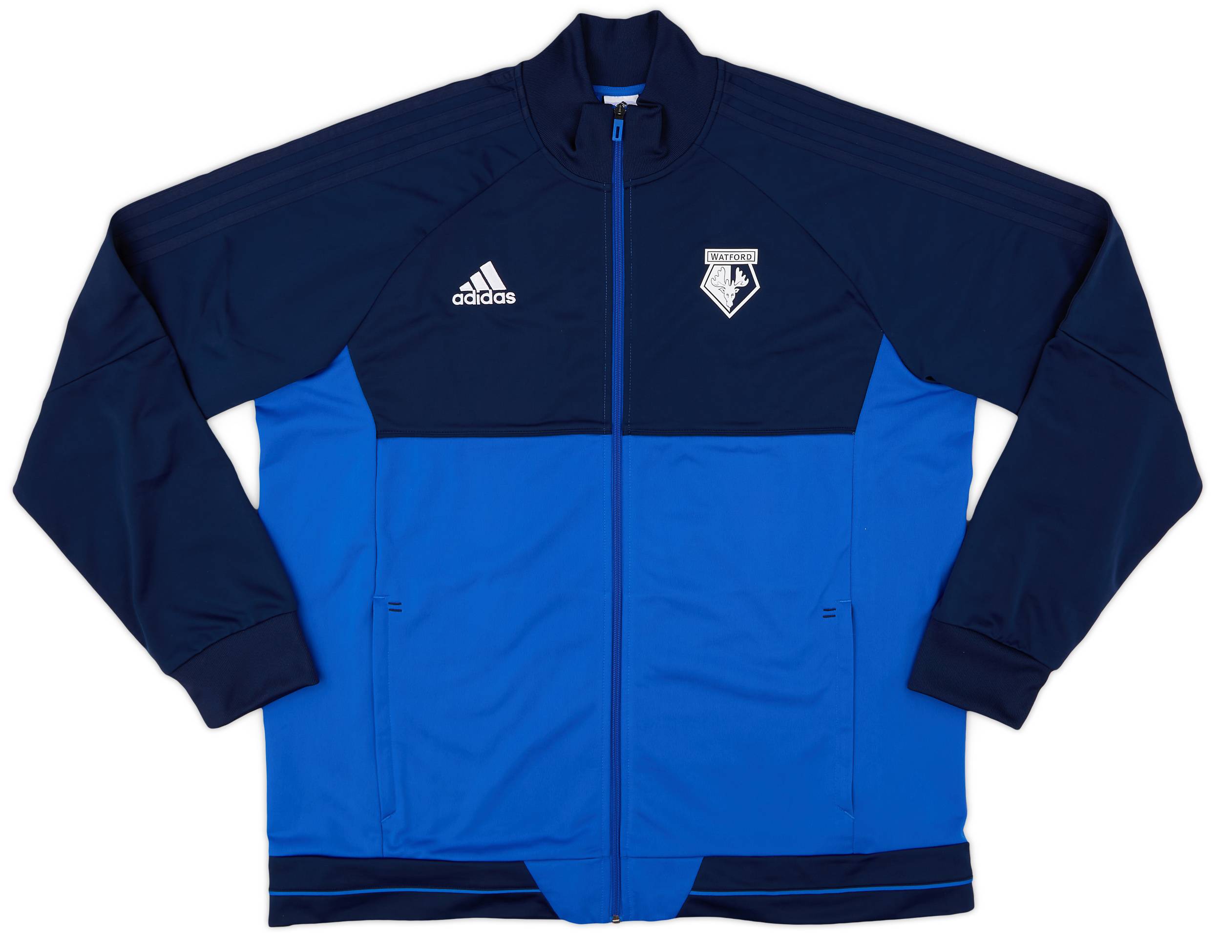 2017-18 Watford adidas Track Jacket - 8/10 - (XXL)