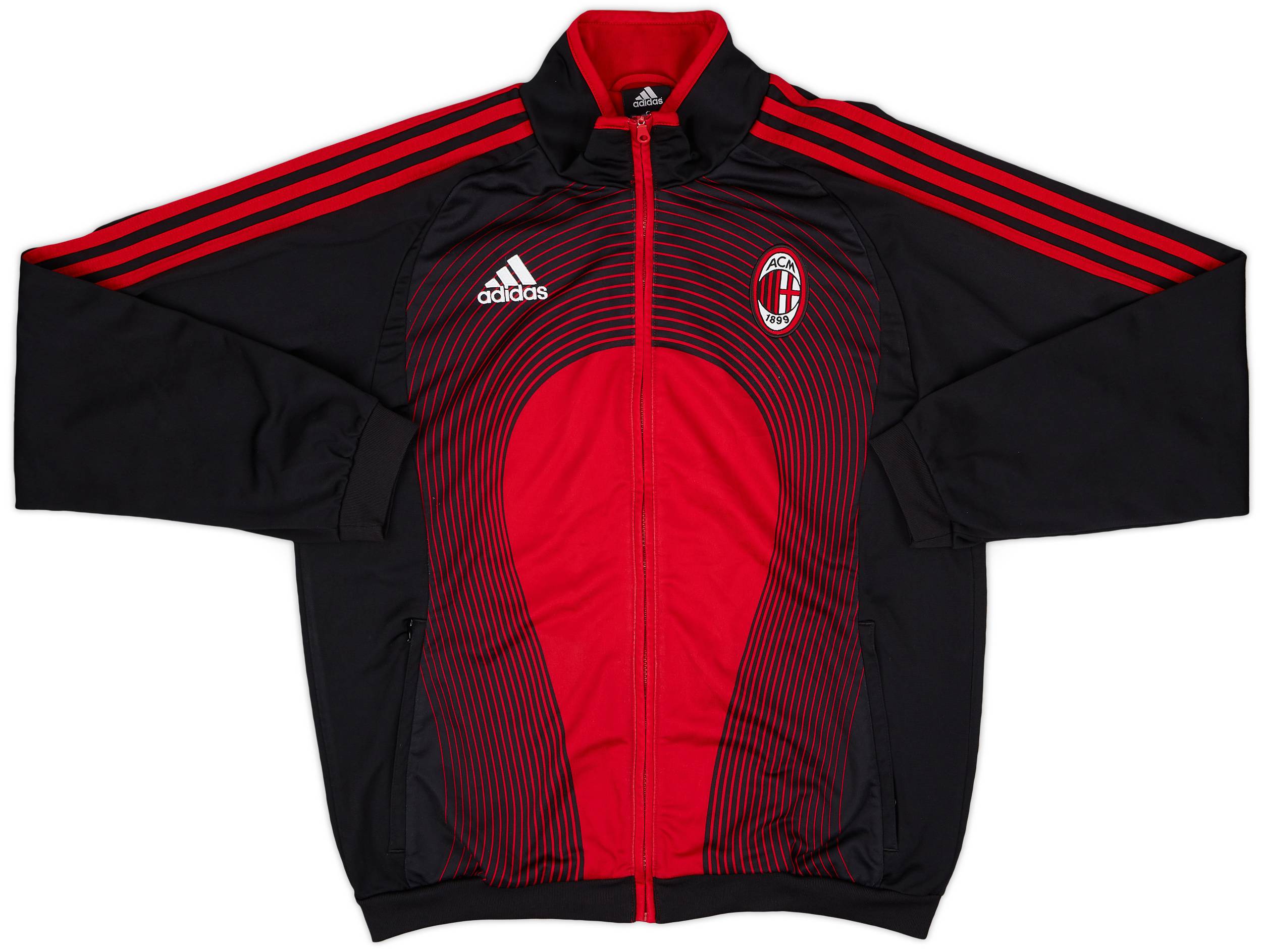 ウェア AC Milan 2006/07 Champion Adidas Jacket 2006-07 AC Milan adidas Track Jacket - 6/10 - (L)