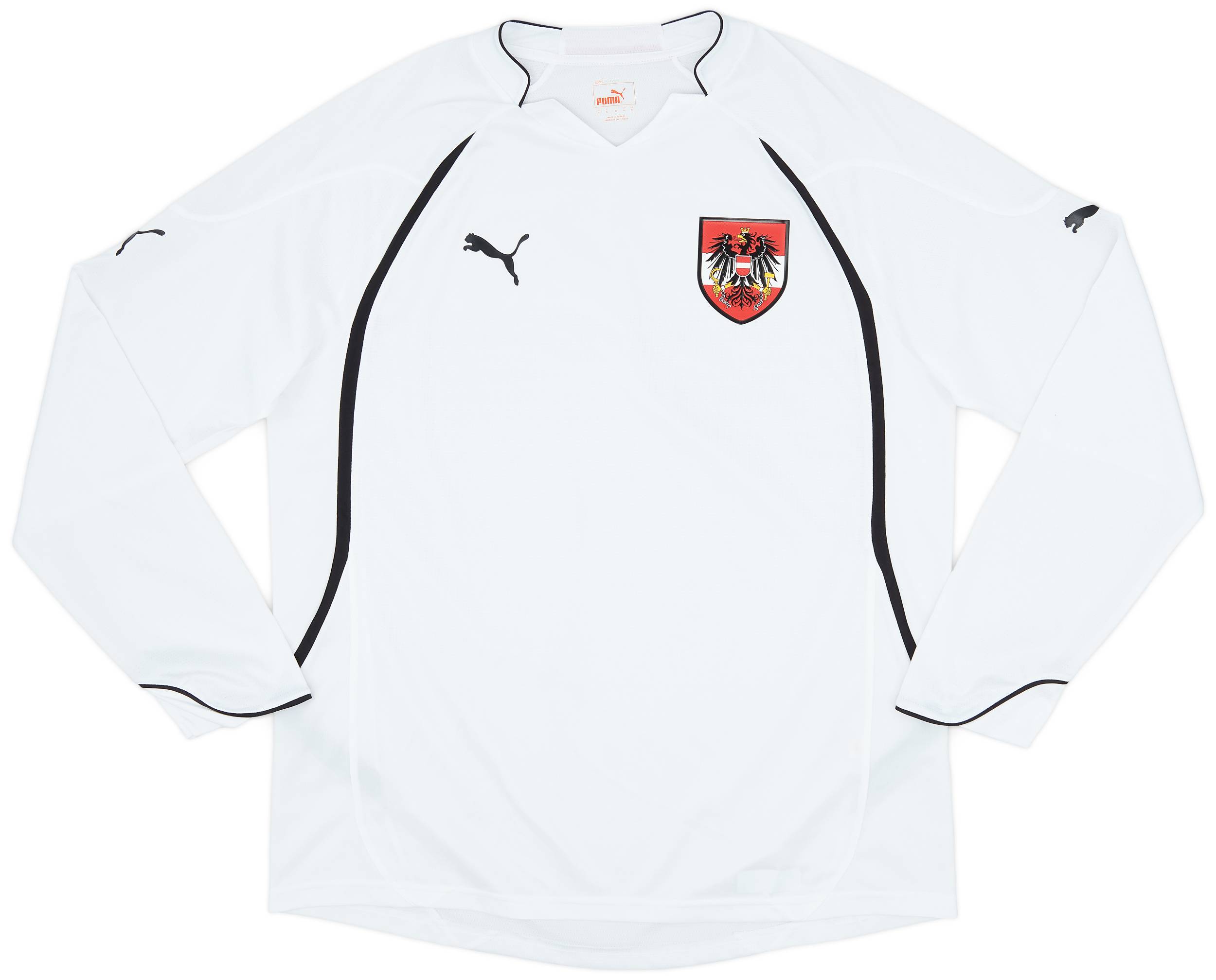 2010-12 Austria Player Issue Away L/S Shirt - 9/10 - (XL)