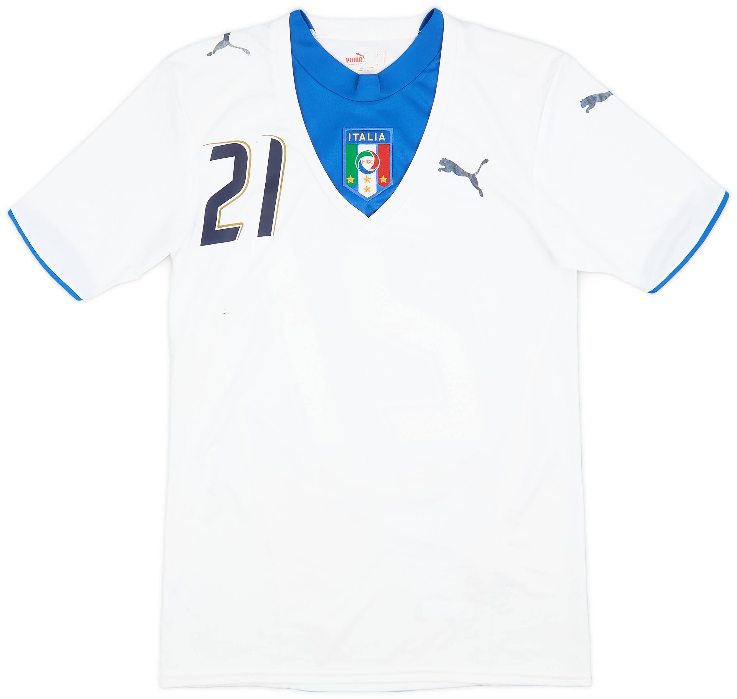 2006 Italy Away Shirt Pirlo #21 - 7/10 - (XS)
