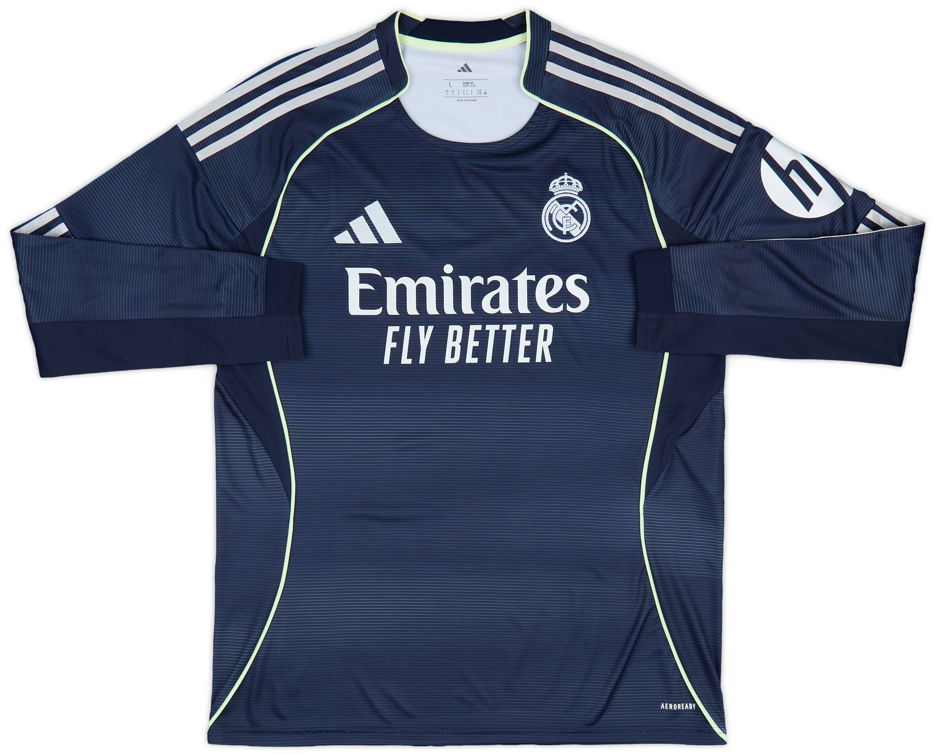 2025-26 Real Madrid Away L/S Shirt Vini Jr. #7