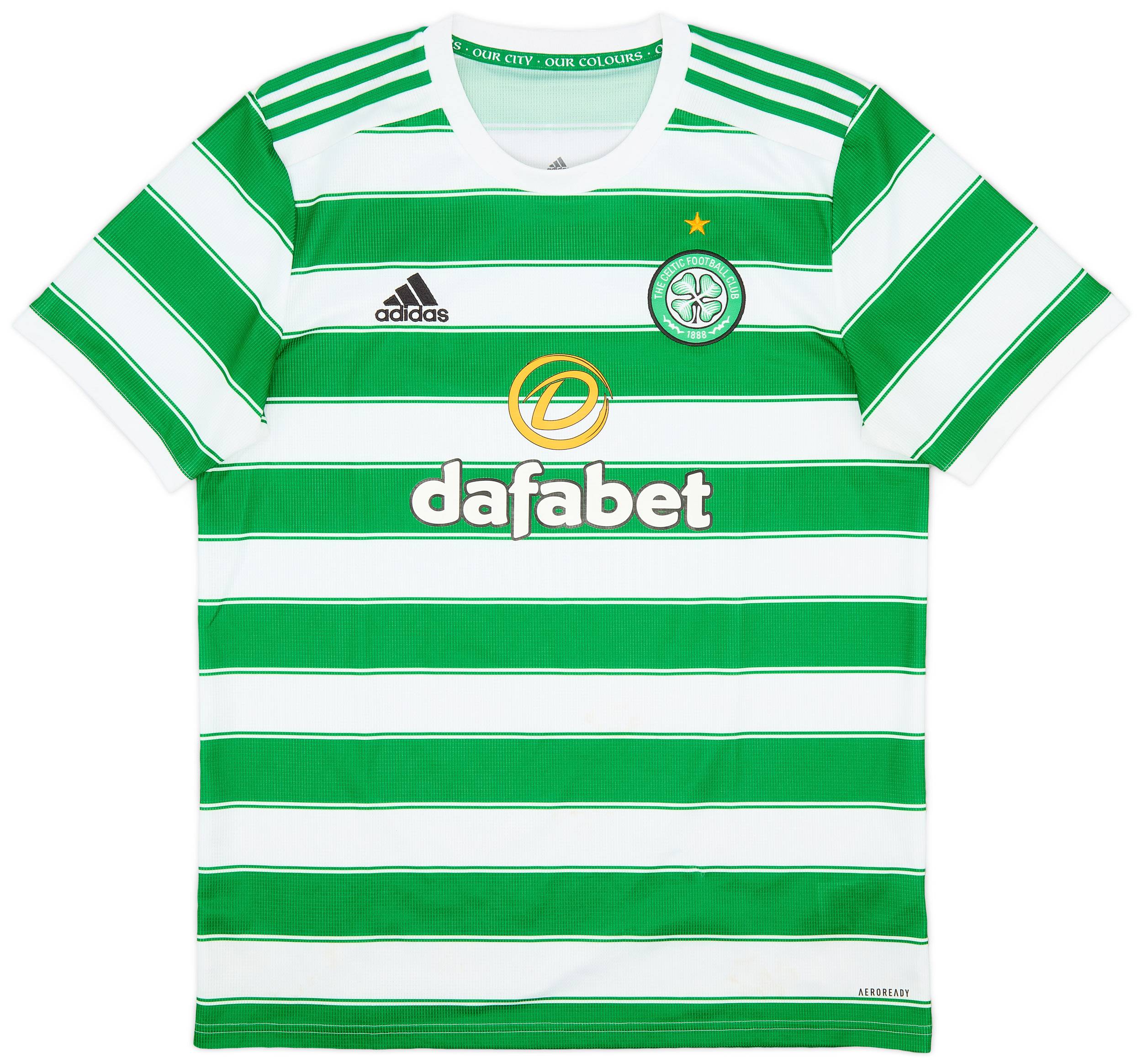 2021-22 Celtic Home Shirt - 6/10 - (L)