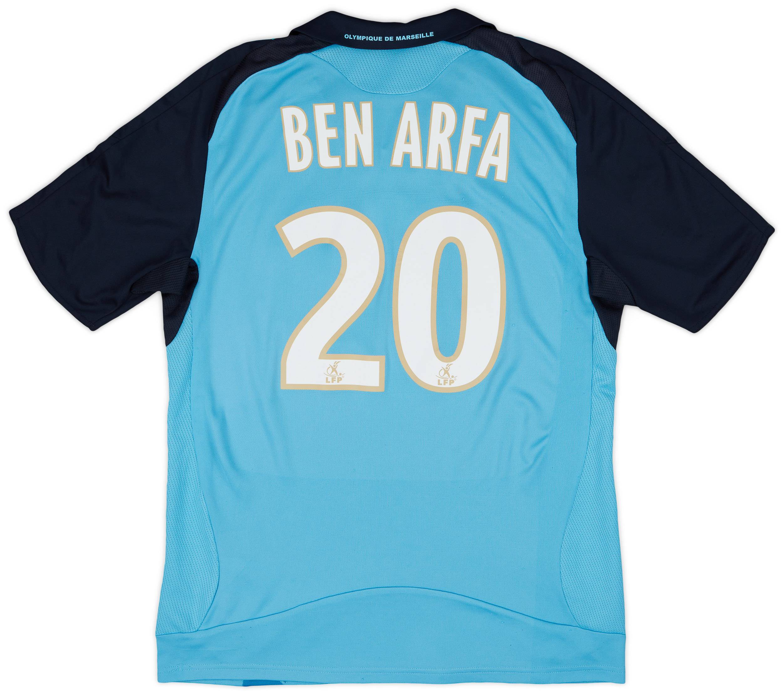 2008-09 Olympique Marseille Away Shirt Ben Arfa #20 - 7/10 - (M)