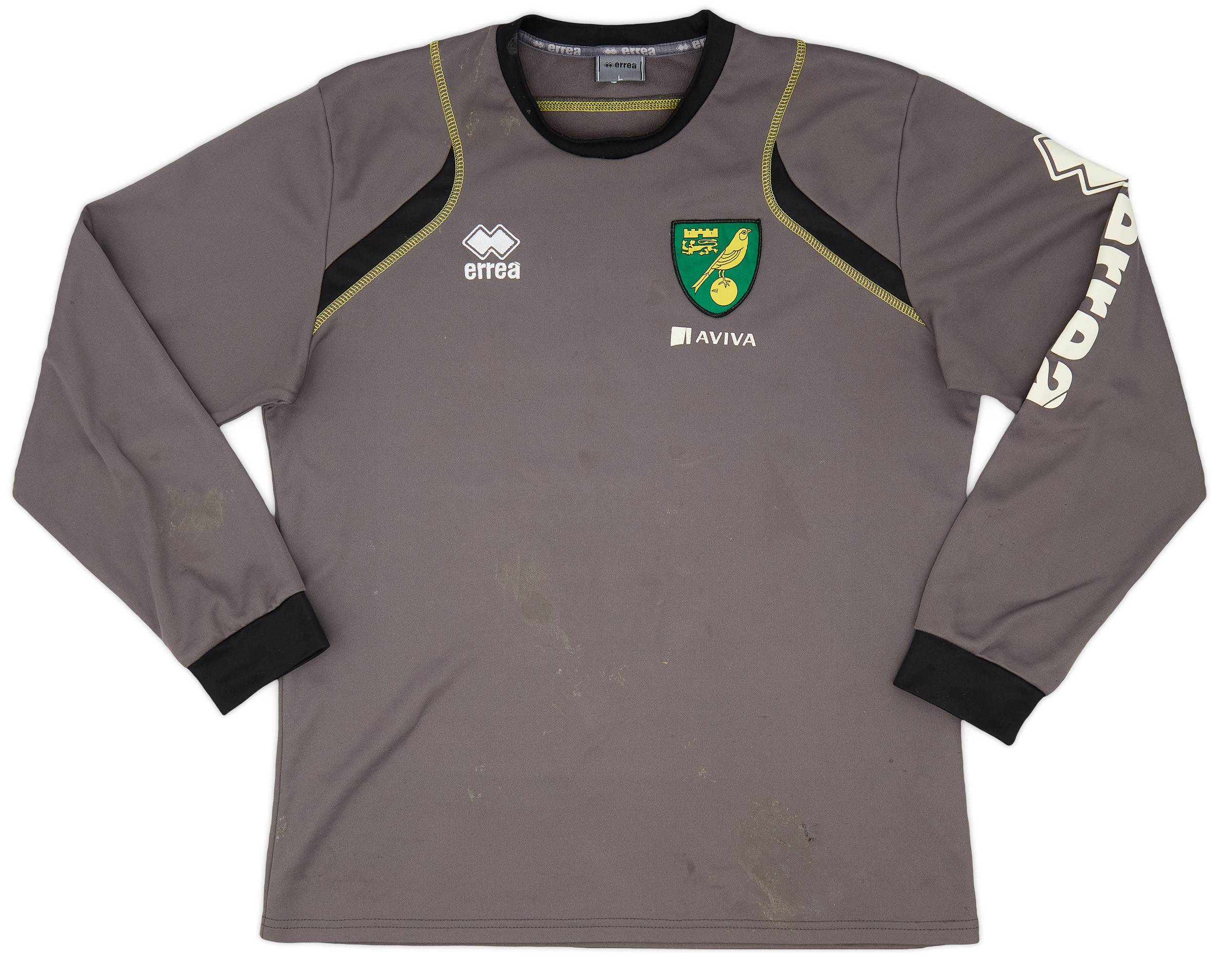 2011-12 Norwich Errea Training L/S Shirt - 5/10 - (L)
