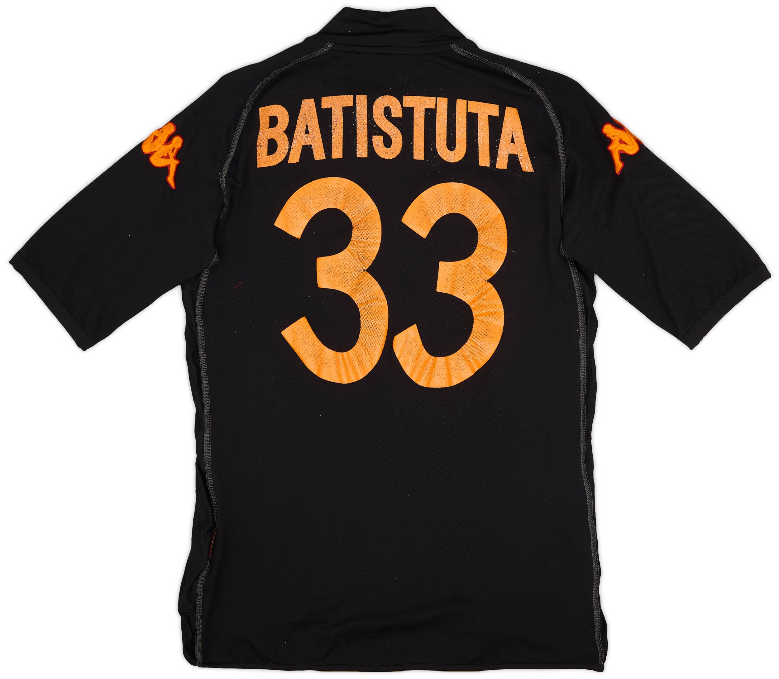 ファッションなデザイン Third Roma 2002-03 Shirt (L) - 6/10 - #33 Batistuta ウェア