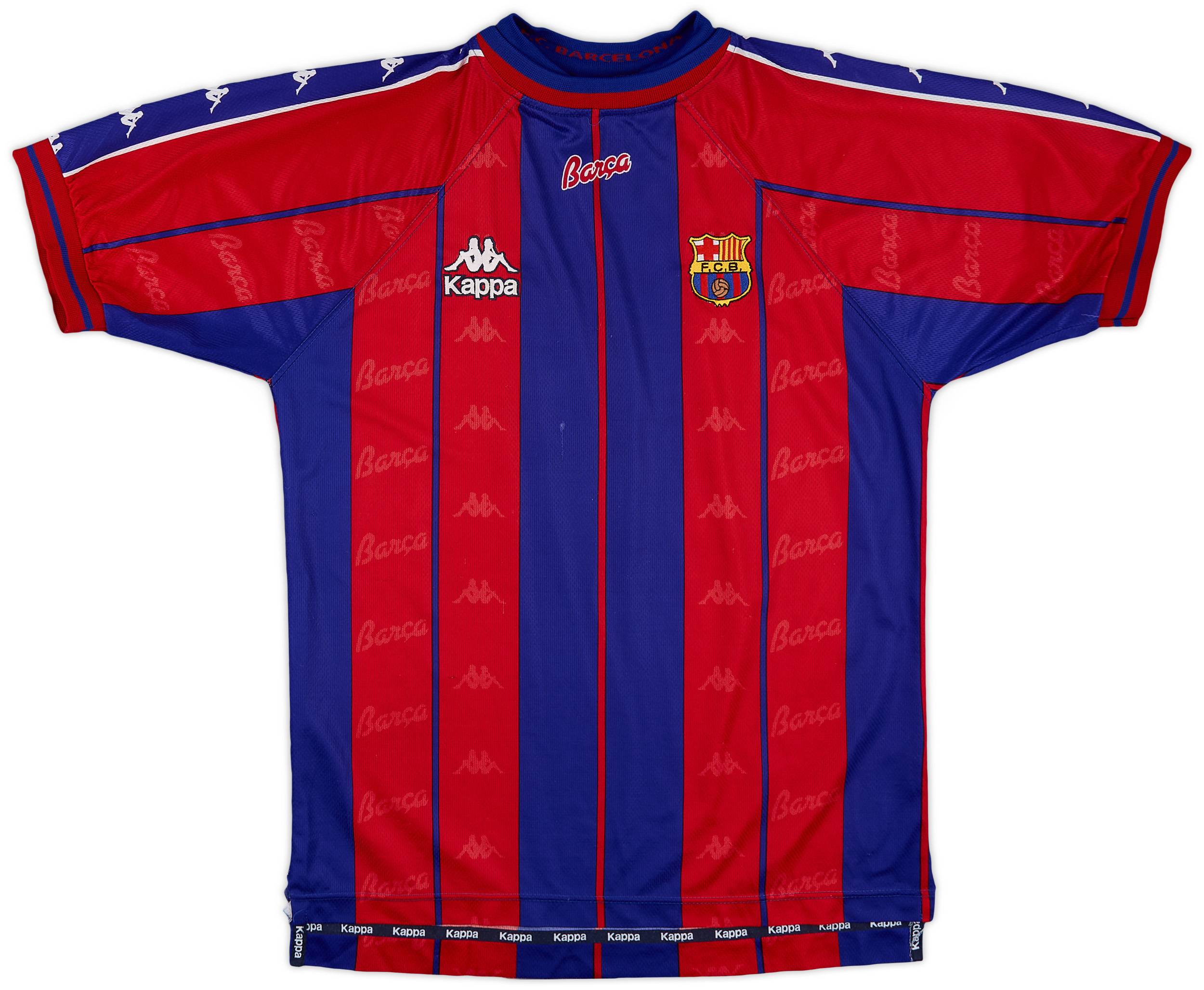 1997-98 Barcelona Home Shirt - 5/10 - (L)