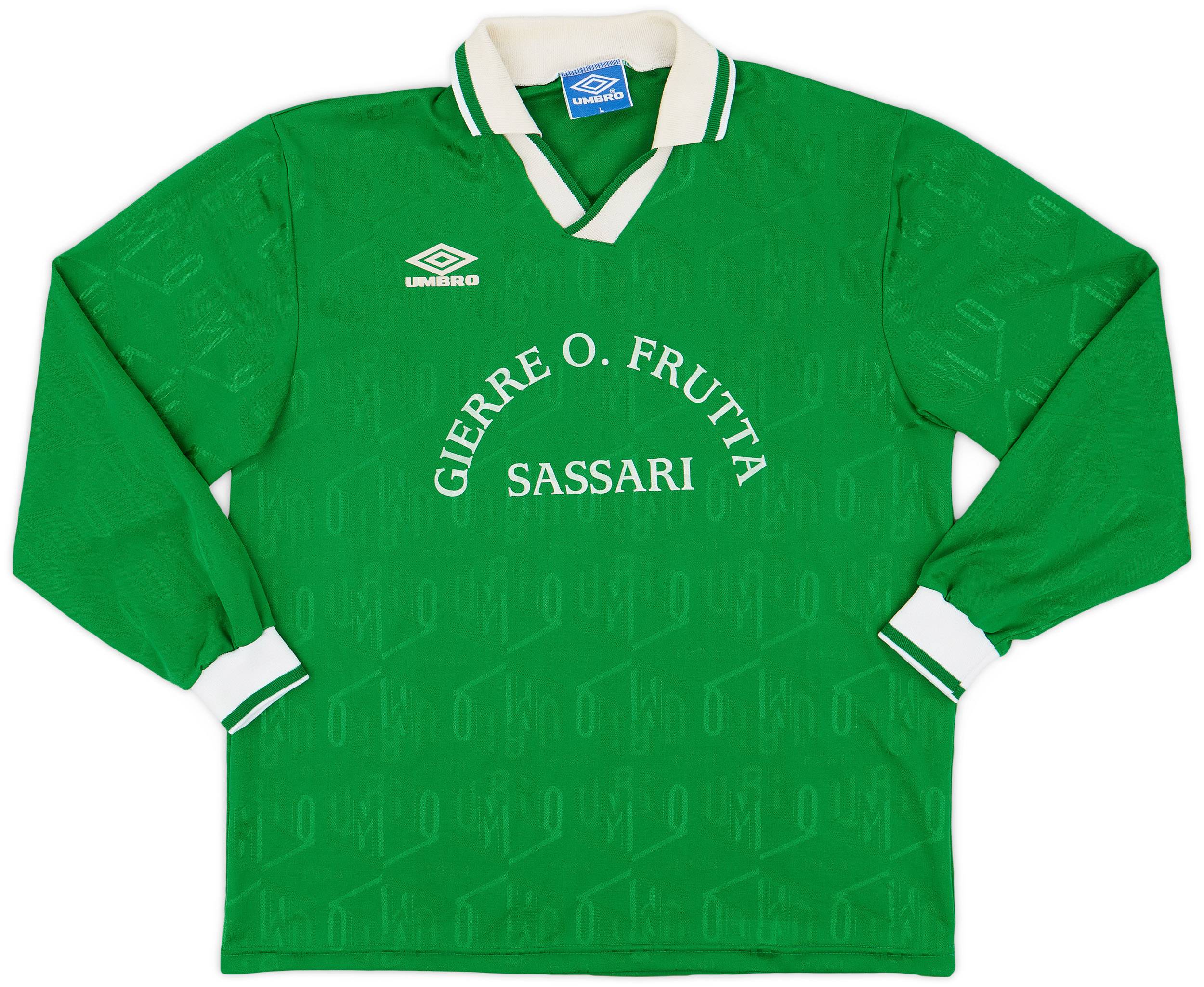 1990s Umbro Template L/S Shirt #4 - 8/10 - (L)
