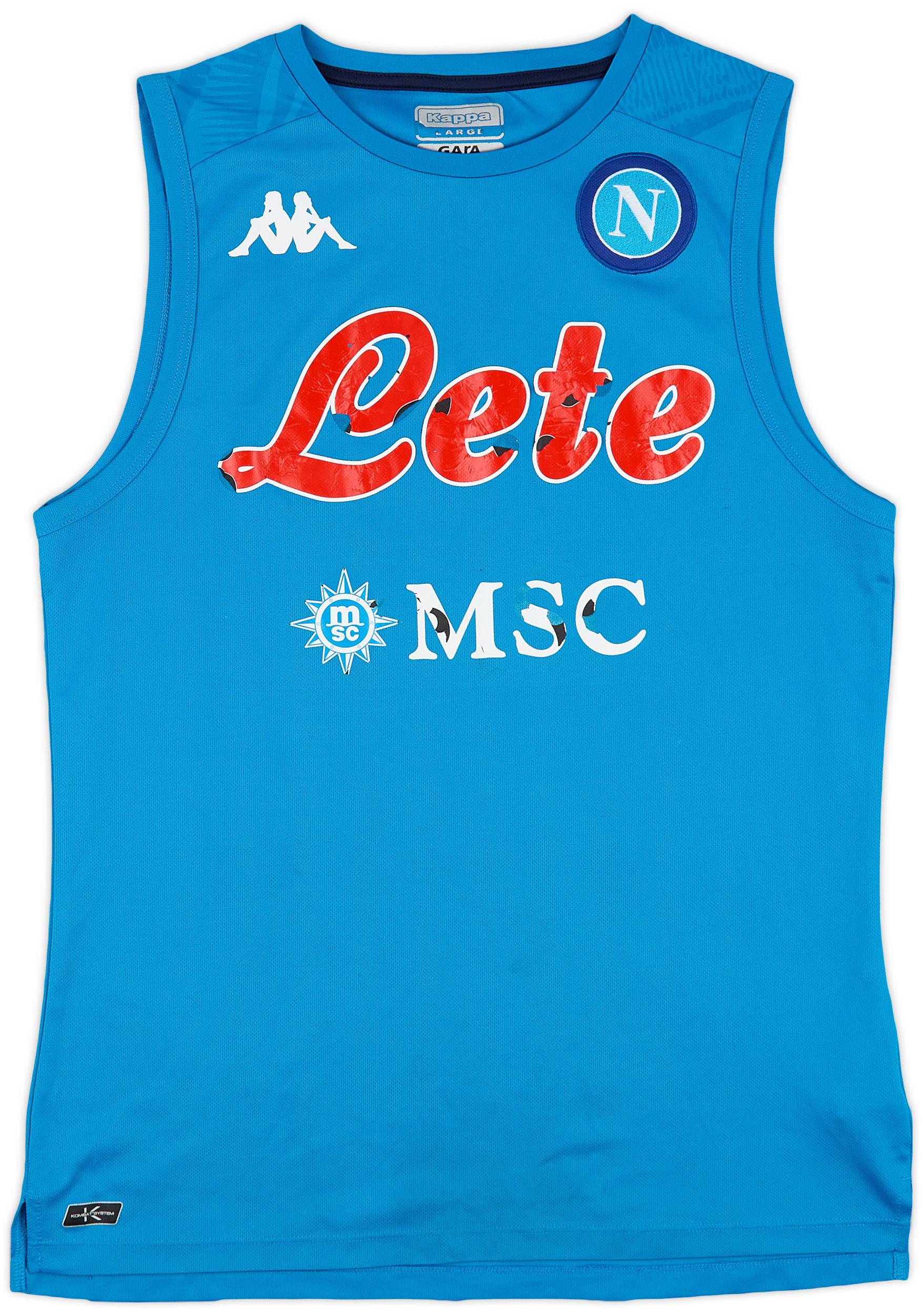 2020-21 Napoli Kappa Training Vest - 4/10 - (L)
