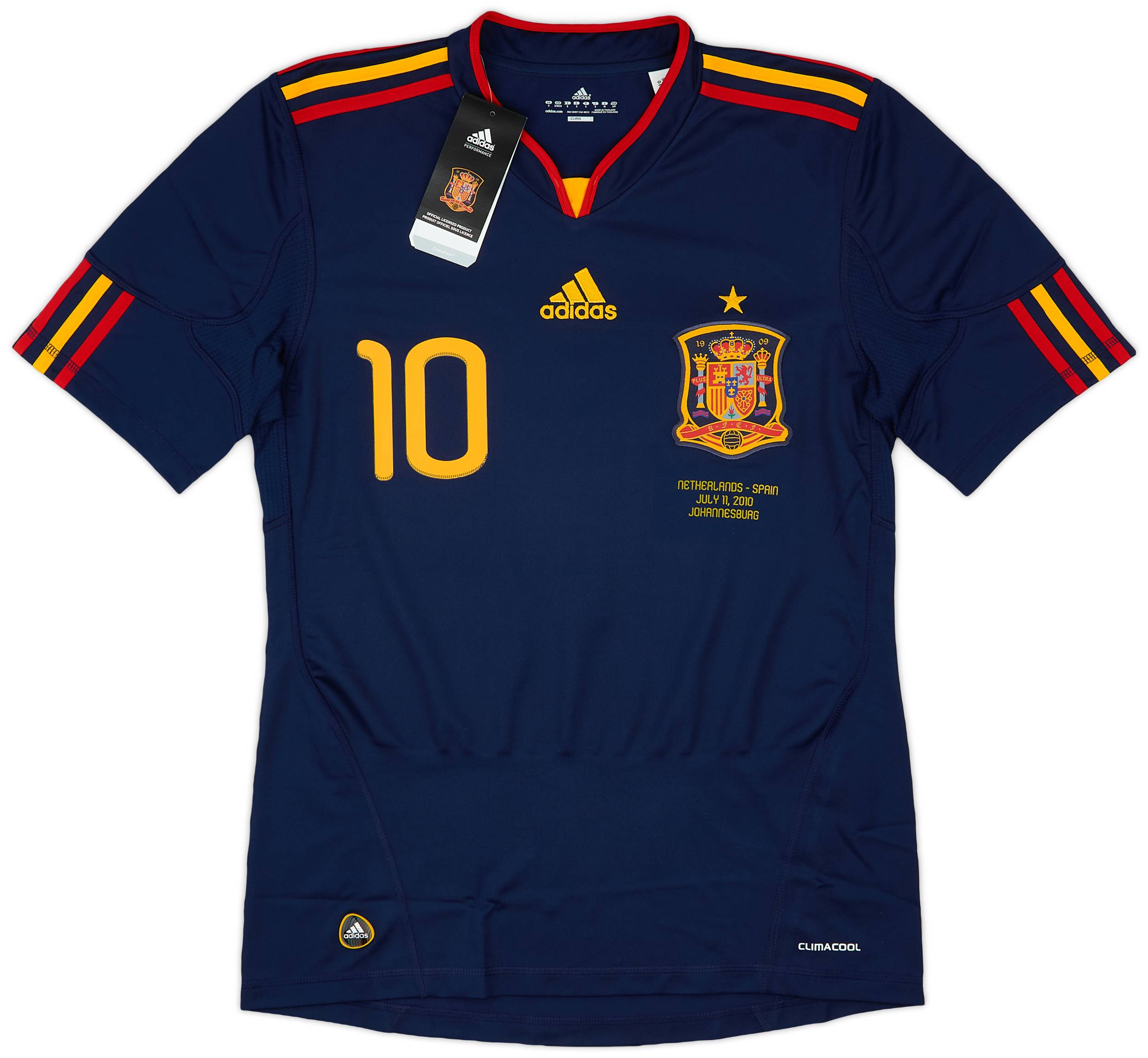2010-11 Spain Away Shirt Fabregas #10 (S)