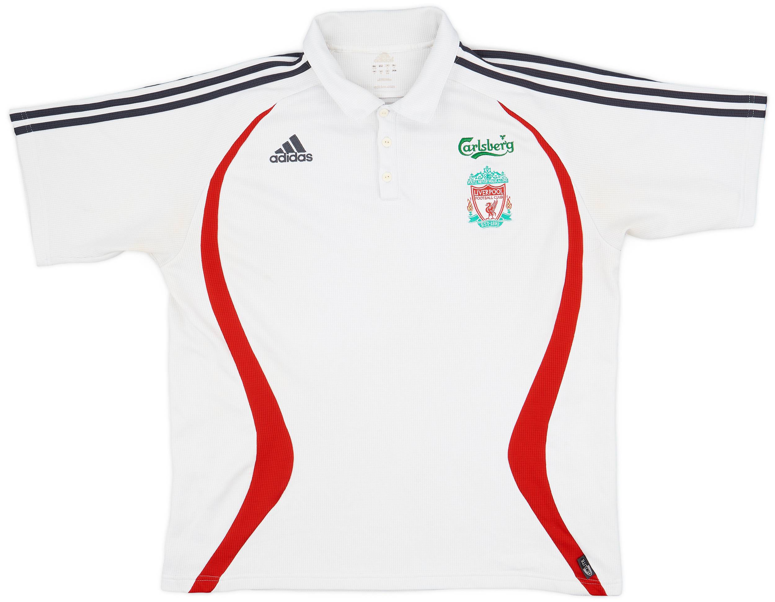 2006-07 Liverpool adidas Polo Shirt - 6/10 - (XL/XXL)