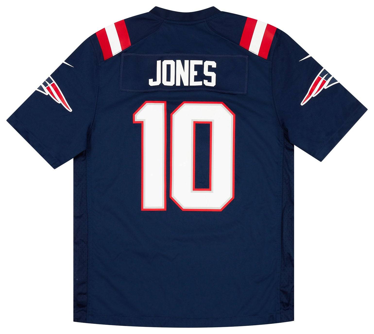 2021-22 New England Patriots Jones #10 Nike Game Jersey