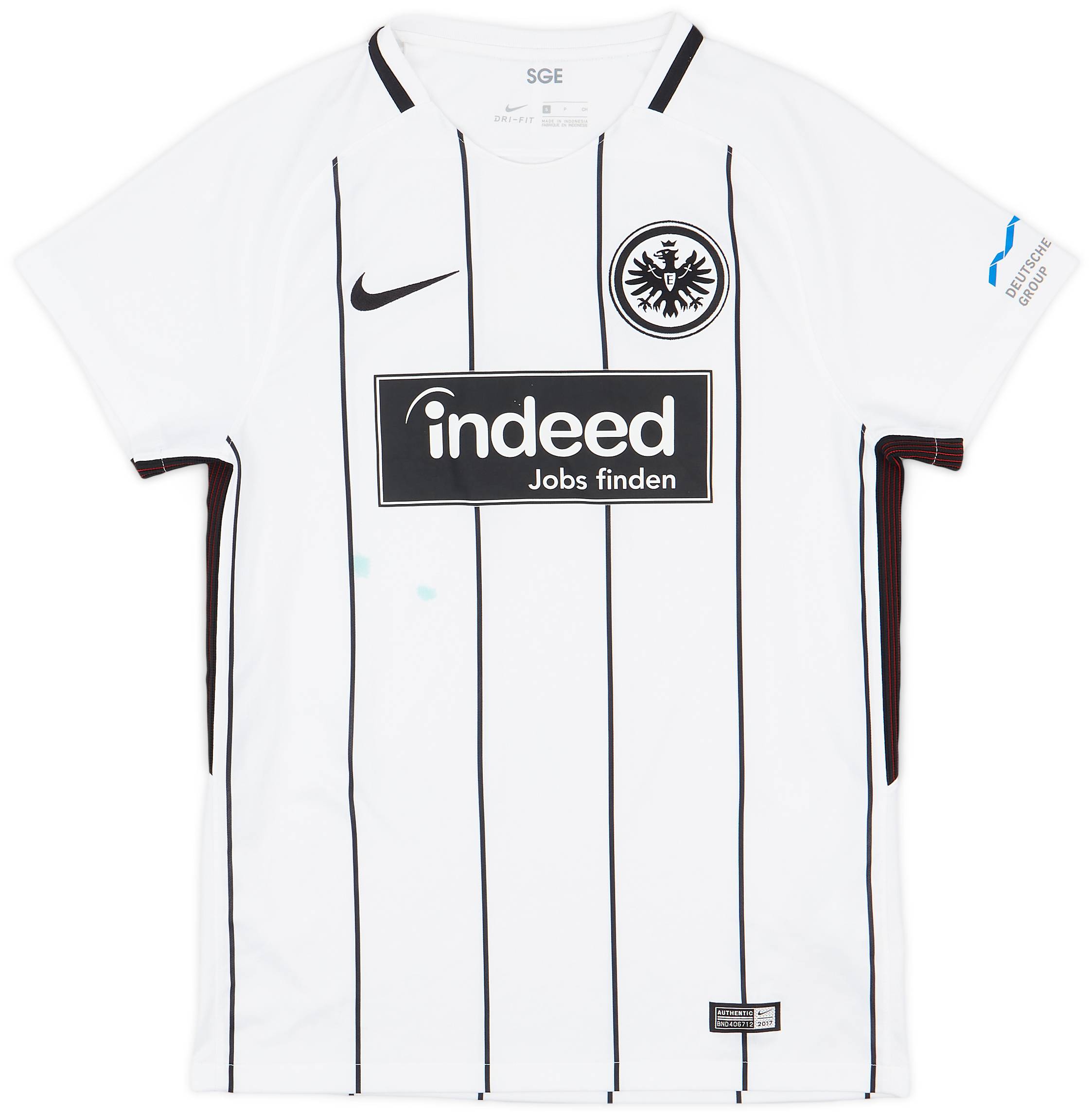 2017-18 Eintracht Frankfurt Home Shirt - 6/10 - (S)
