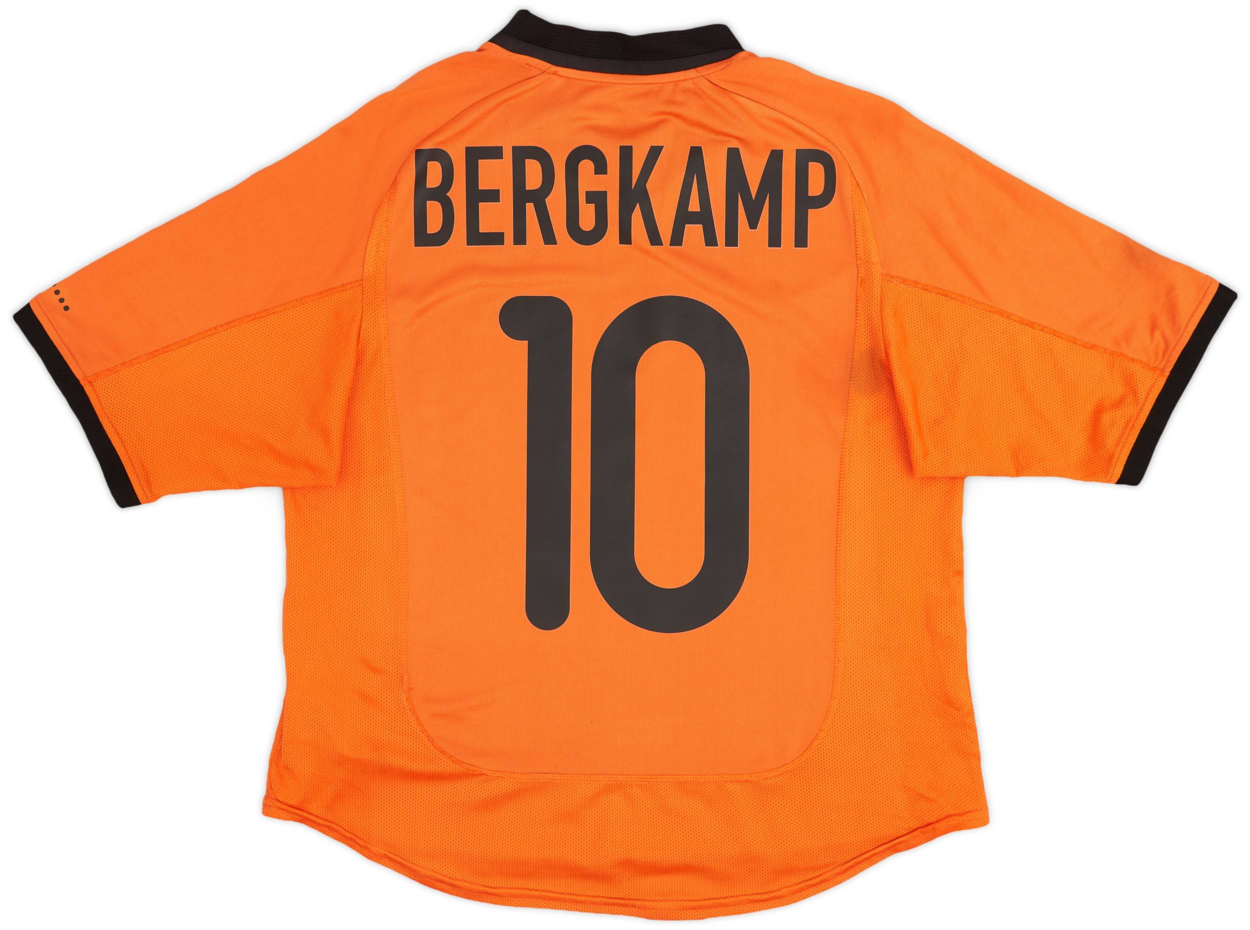 2000-02 Netherlands Home Shirt Bergkamp #10 - 6/10 - (M)