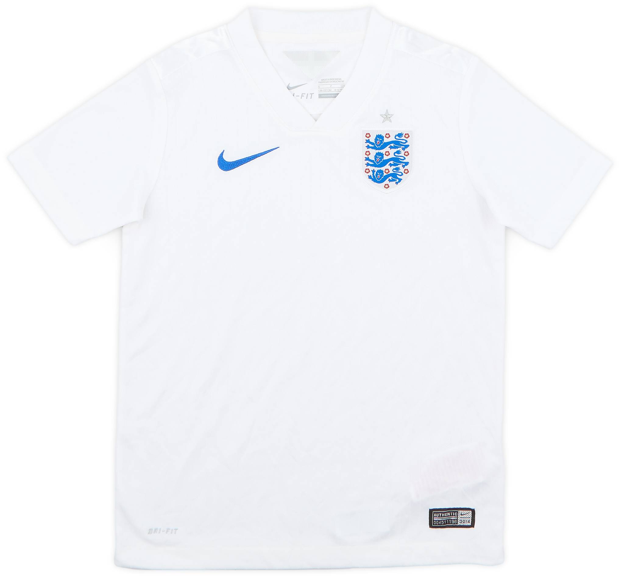2014-15 England Home Shirt - 8/10 - (S.Boys)